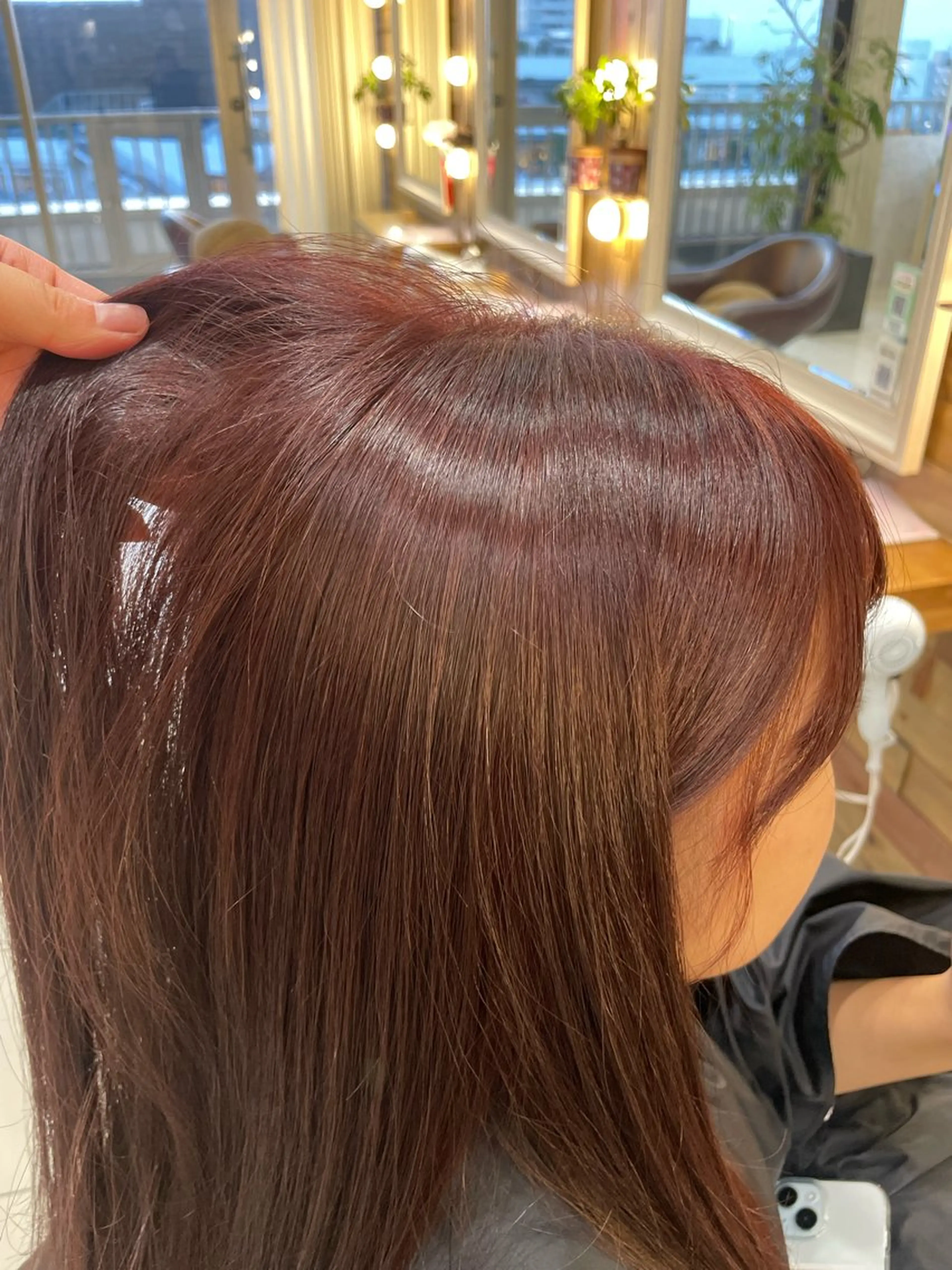 ロング 韓国カラー／エクステ 松戸梨杏のヘアスタイル