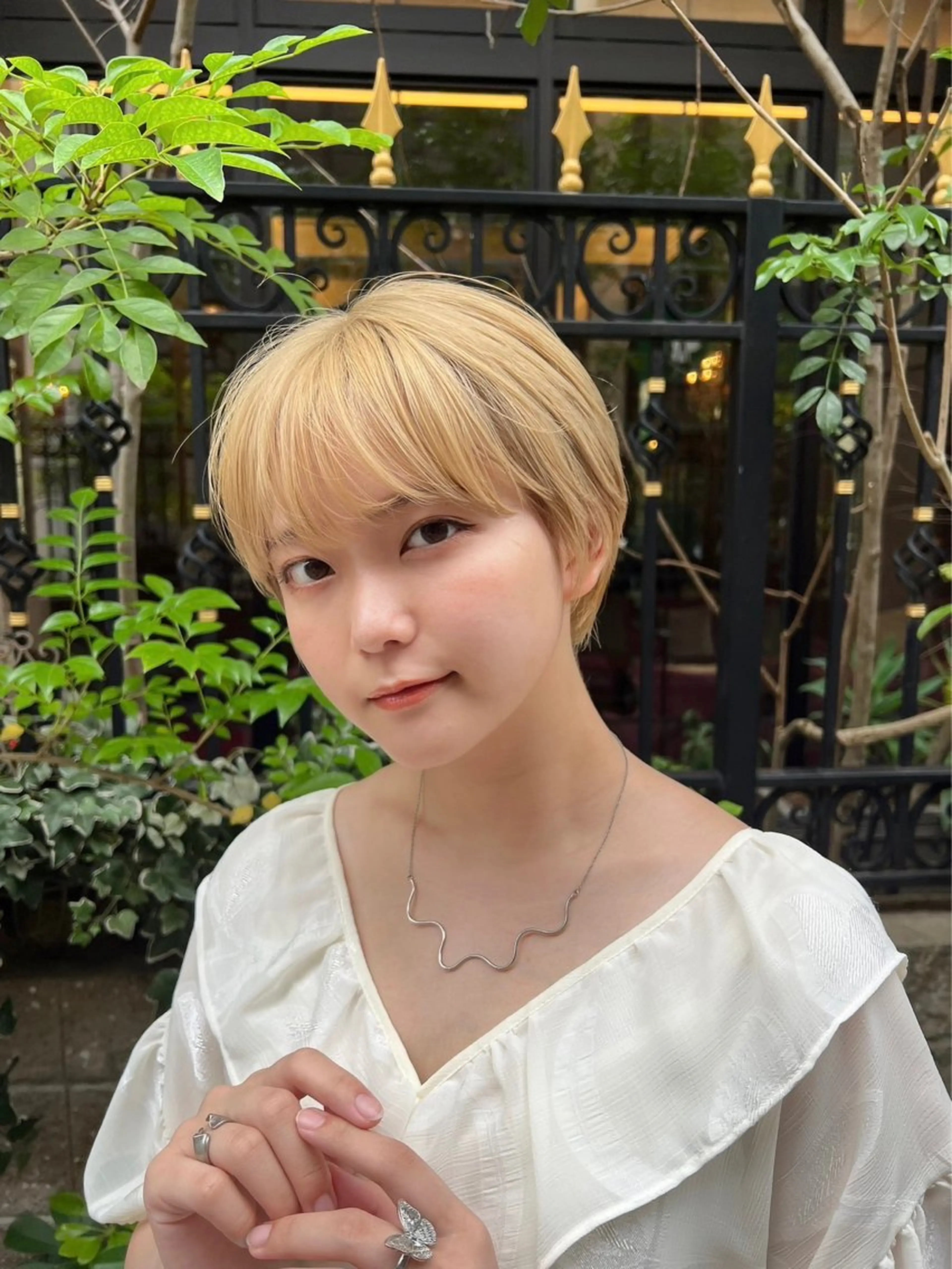 ショート ショートヘア hair＆fashion shiomiH所属・草野 圭音のヘアスタイル