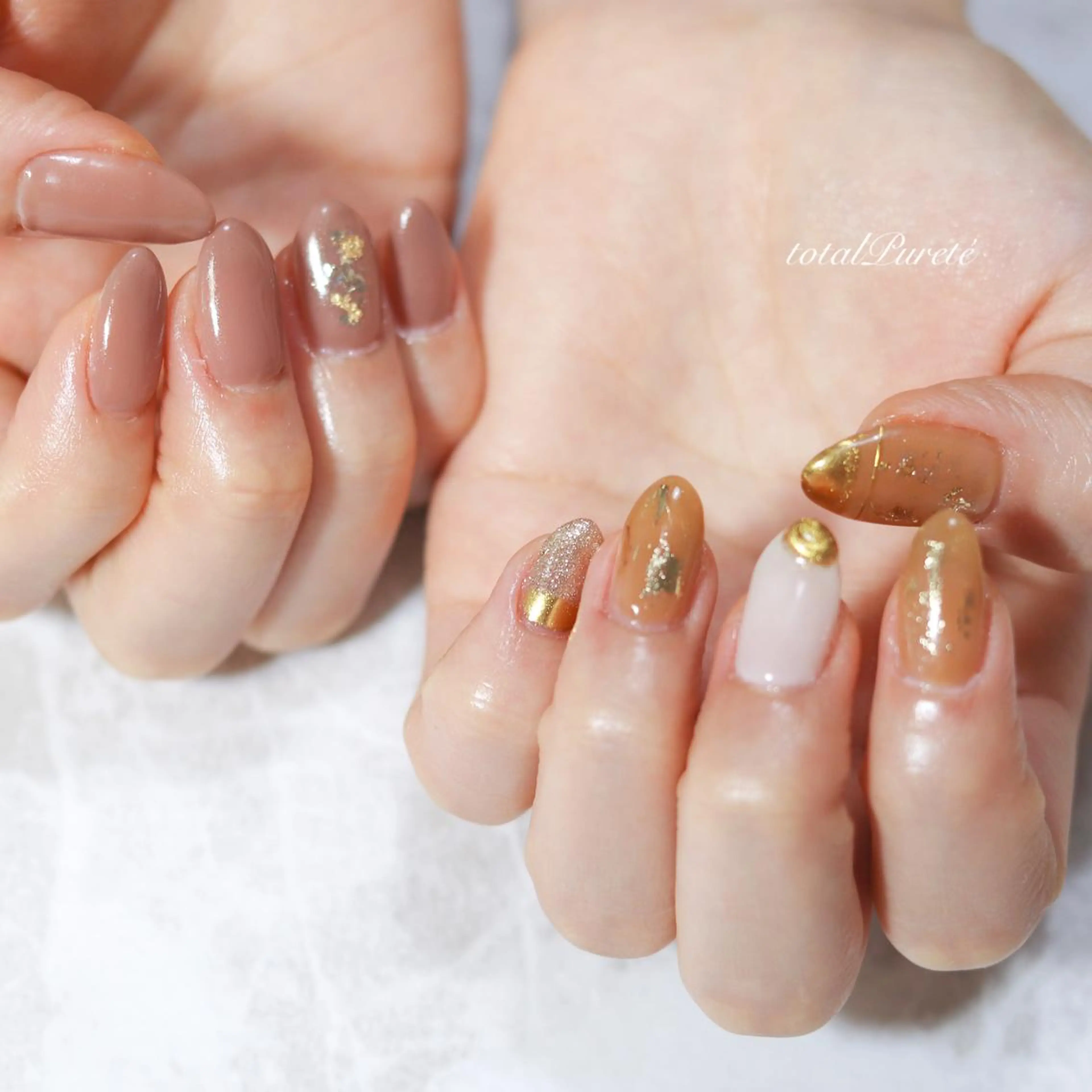 ネイル ハンドネイル nailsalon Puretéのネイルデザイン