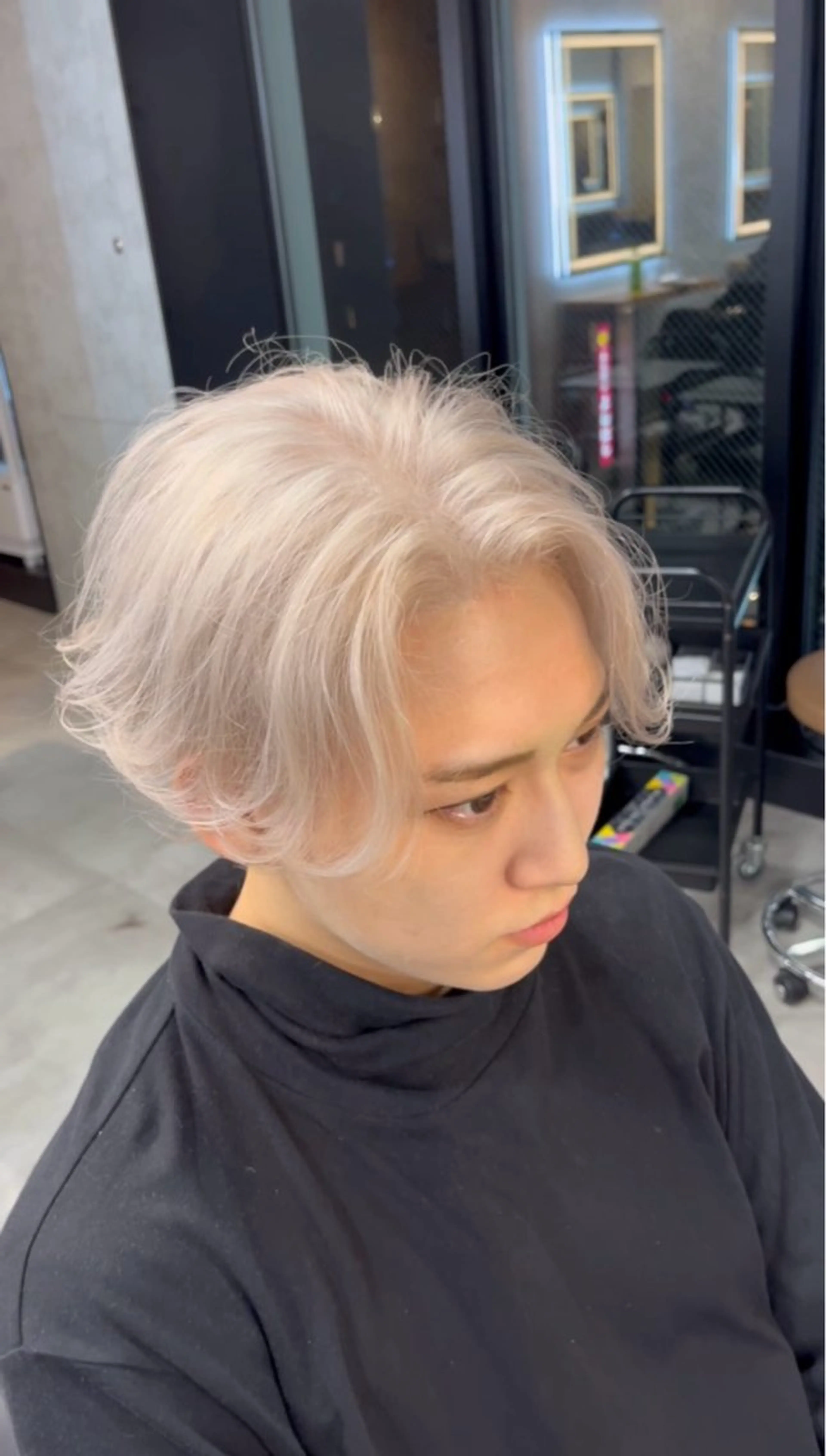 ［✨ミニモ限定クーポン✨］メンズカット+トリプルカラー+スタイリング込み✨ミニモ学割🔥の写真