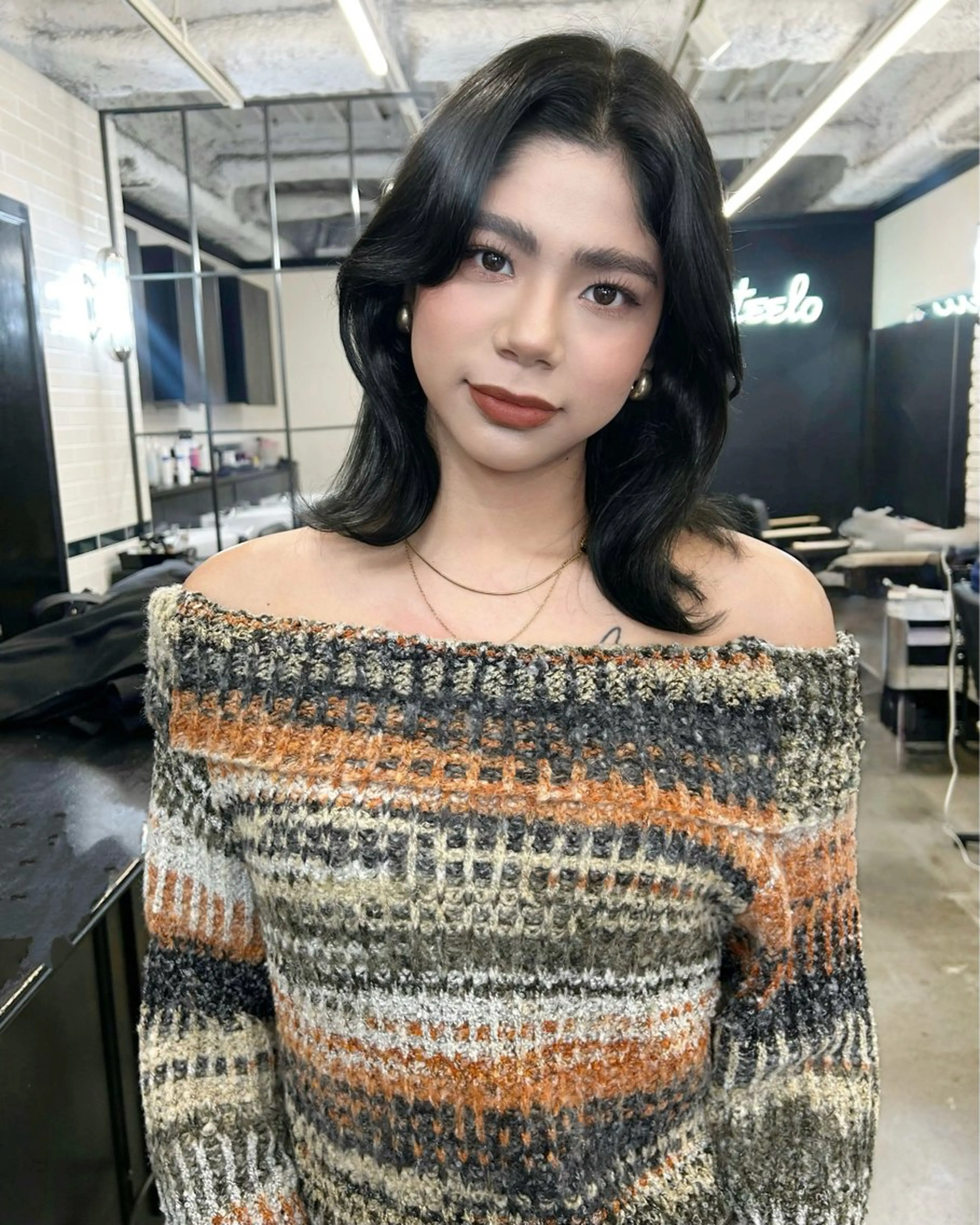 ミディアム カラー ヘアカラー トリートメント ヘアセット 地毛風艶カラー🌿 喜多夏海のヘアスタイル