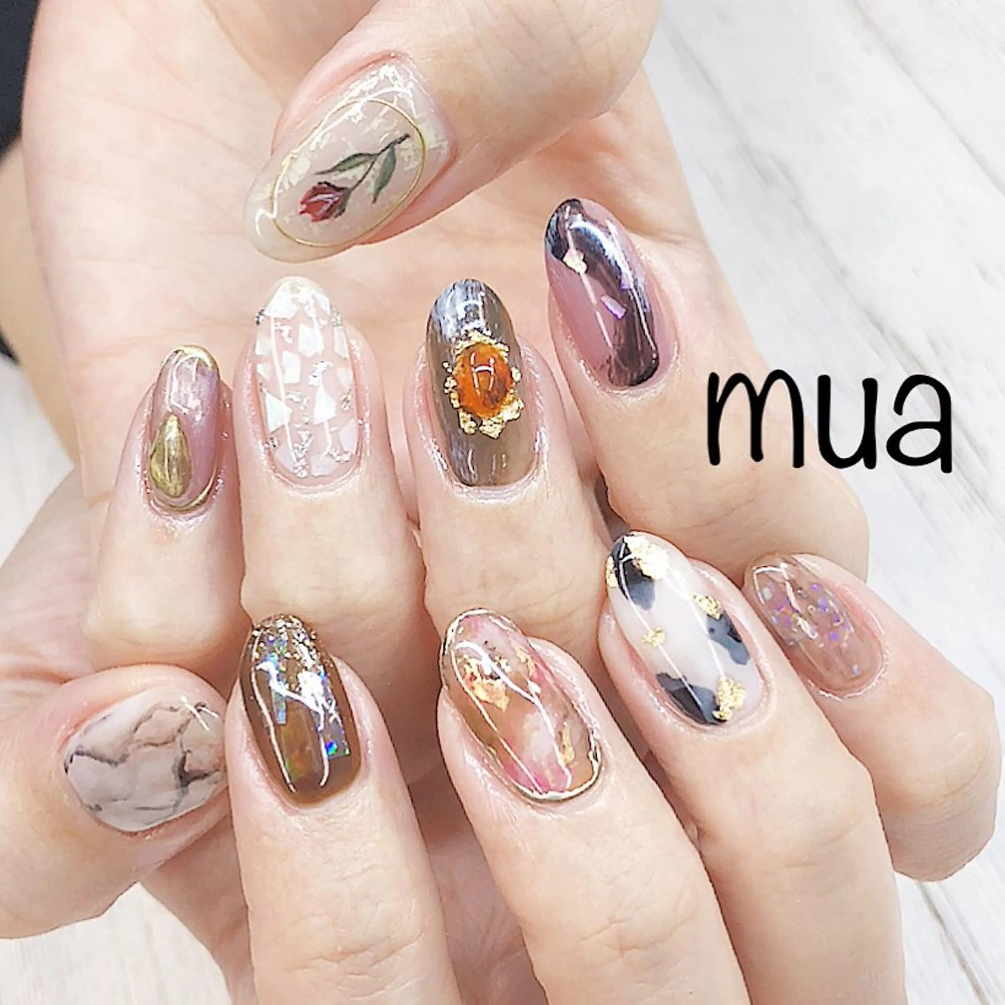 ネイル アートネイル mua nail mikiのネイルデザイン