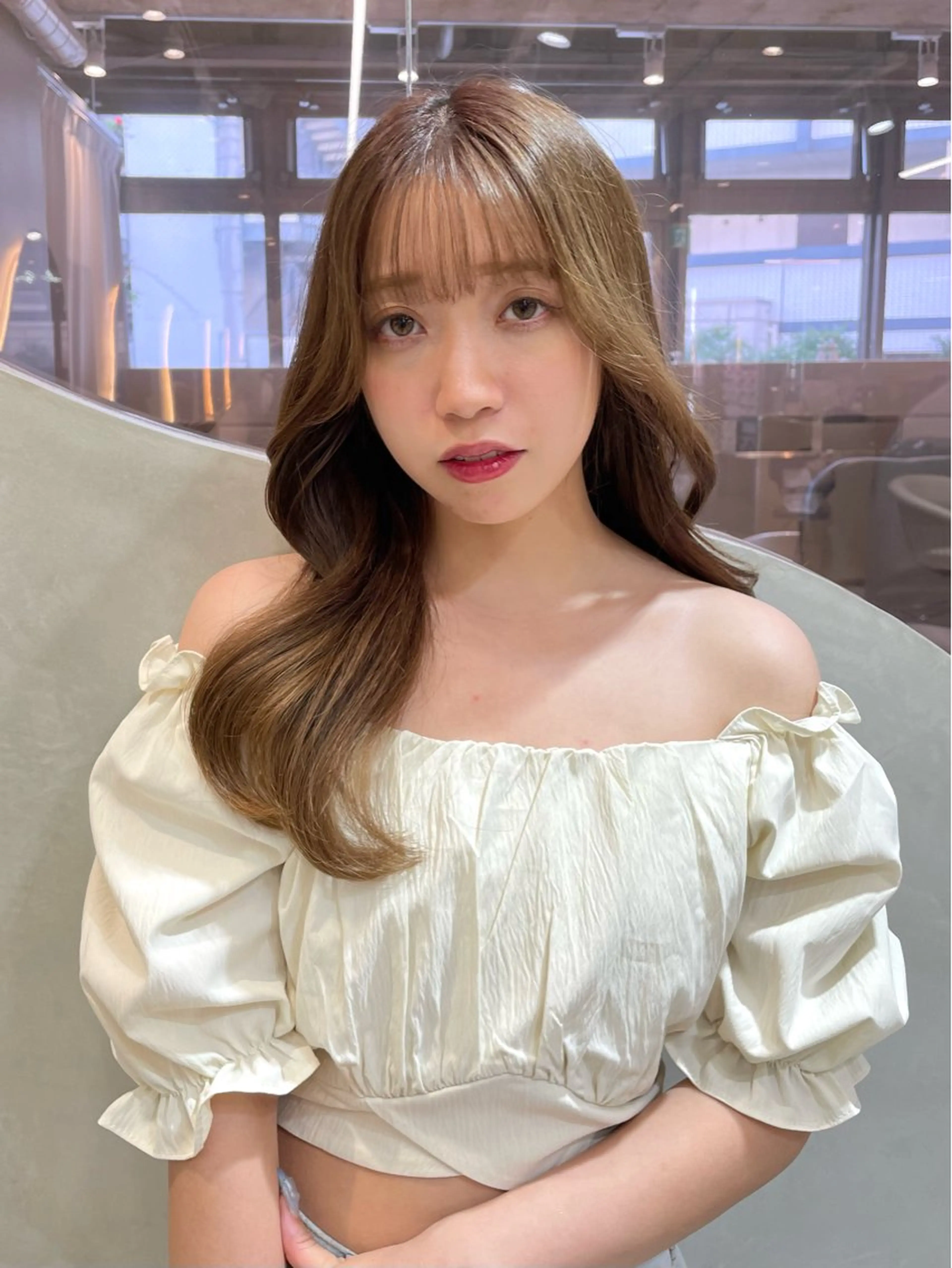 カラー ヘアカラー トリートメント 美髪矯正 ブリーチな しダブル🍒❤ゆうきのヘアスタイル