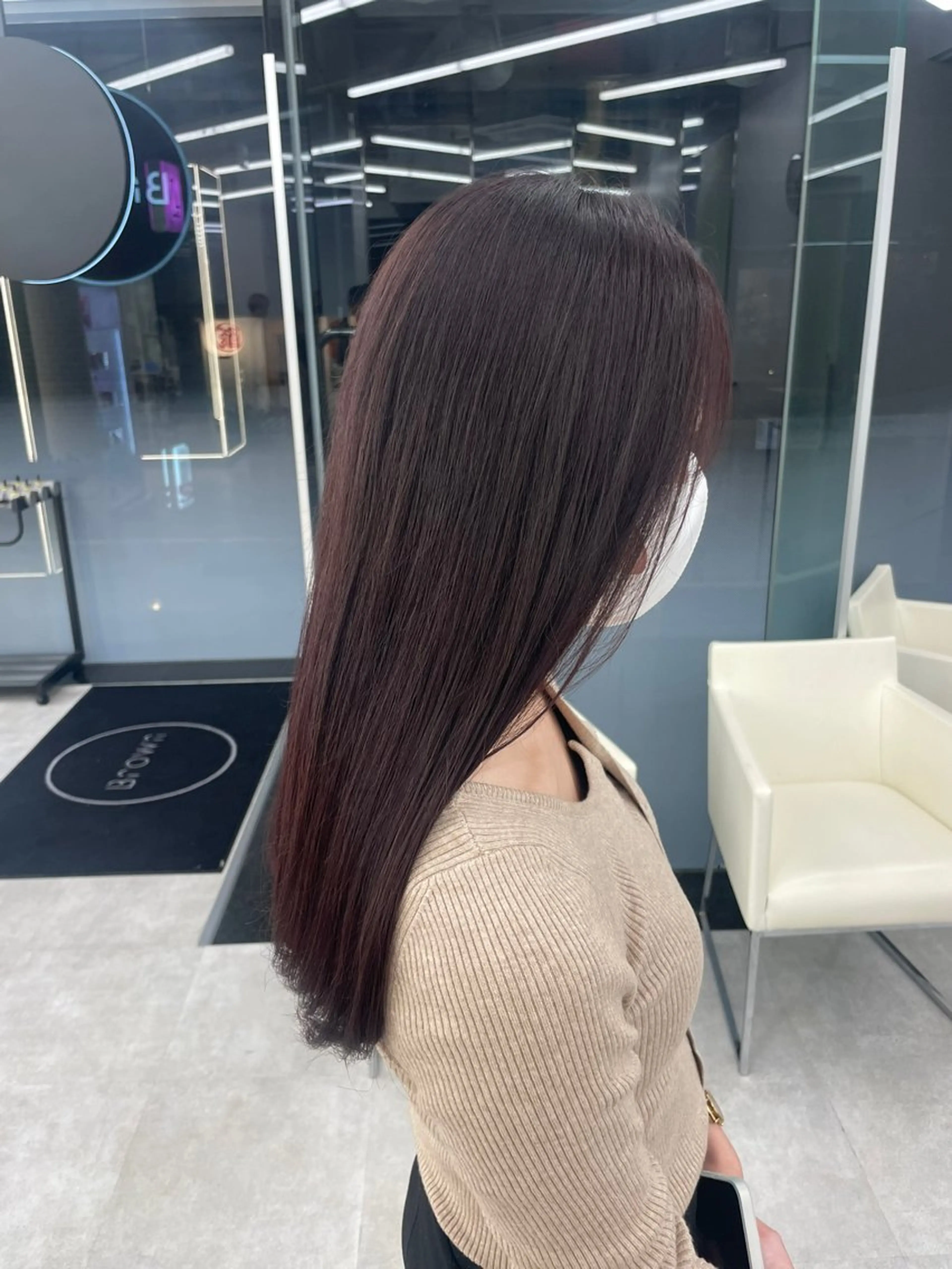 ロング カラー カット ヘアカラー トリートメント 【Sweep】おじま のぞみのヘアスタイル