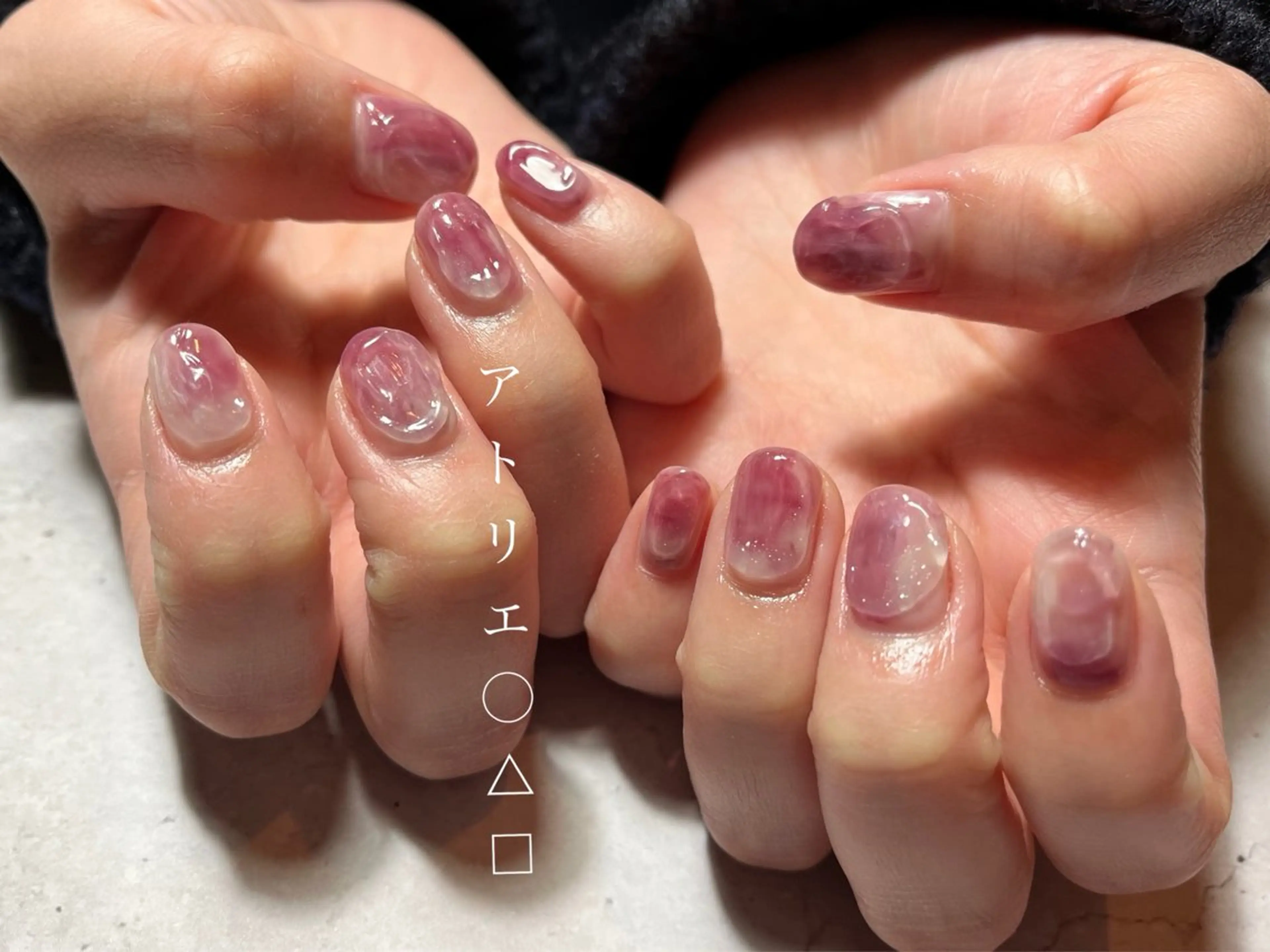 ネイル ハンドネイル アトリエ ○△□のネイルデザイン