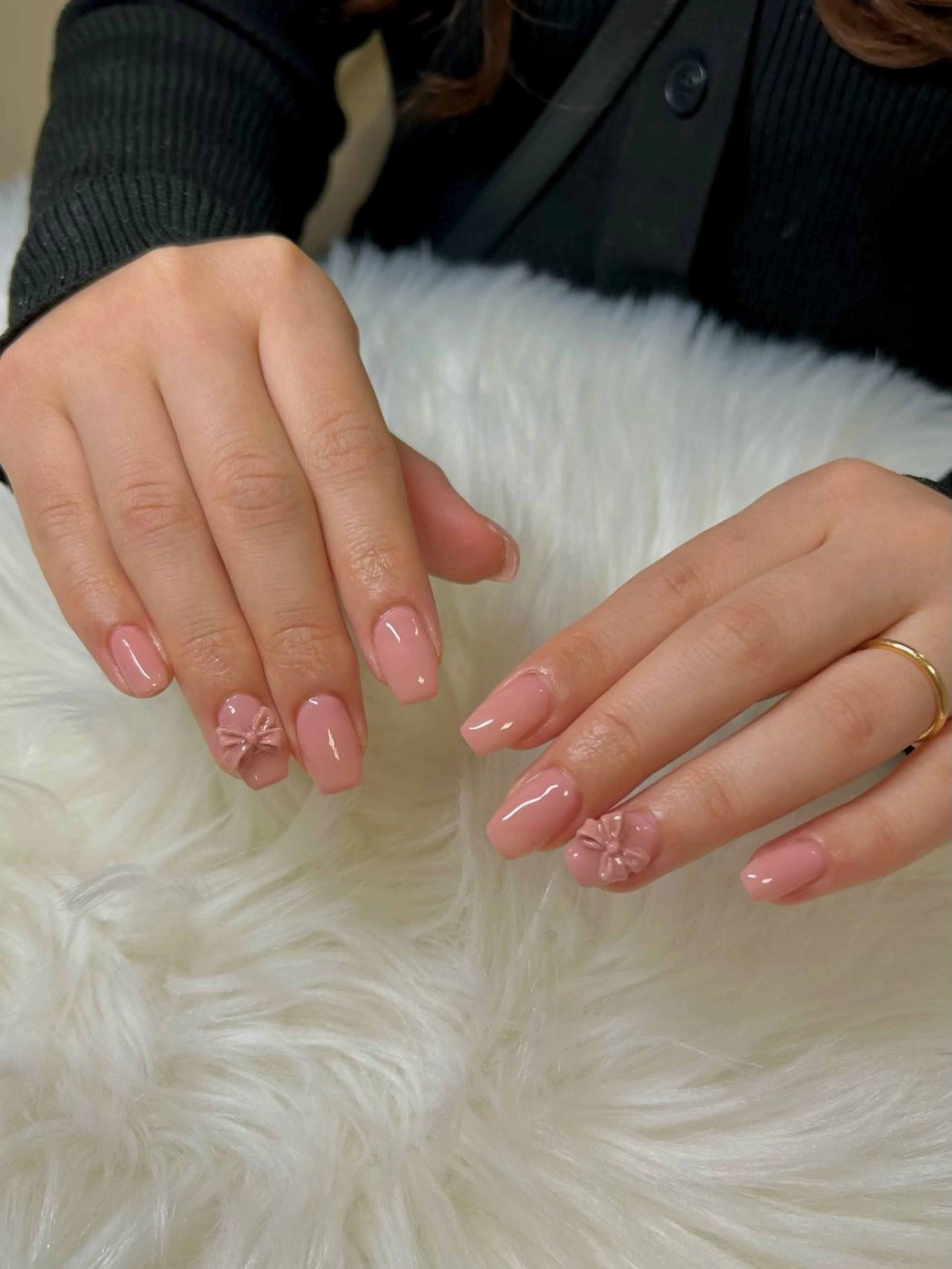 ネイル リボン private nailsalon Alice所属・Alice / Nanaのネイルデザイン