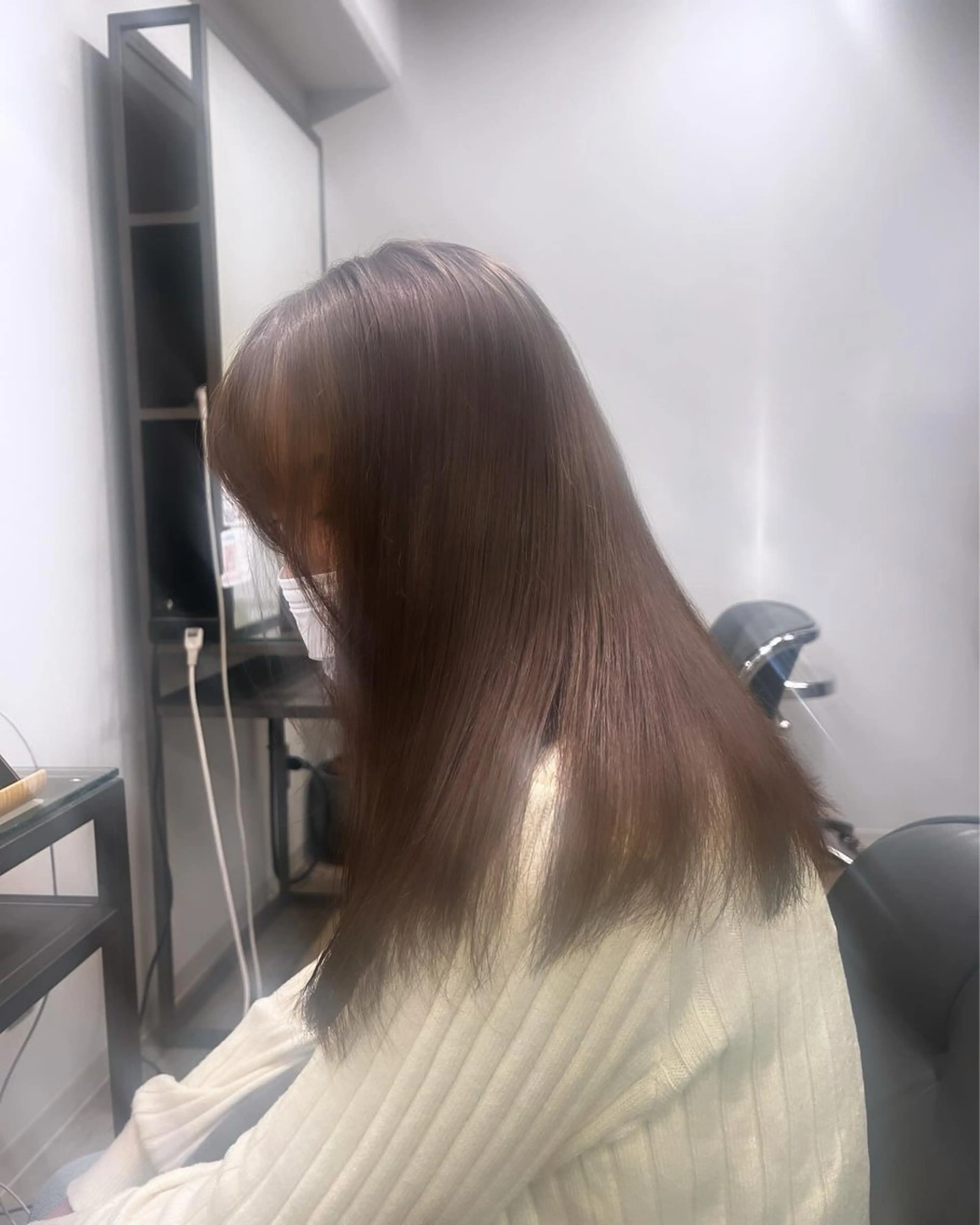 カラー ヘアカラー トリートメント JIN/暖色カラー /髪質改善/艶髪のヘアスタイル