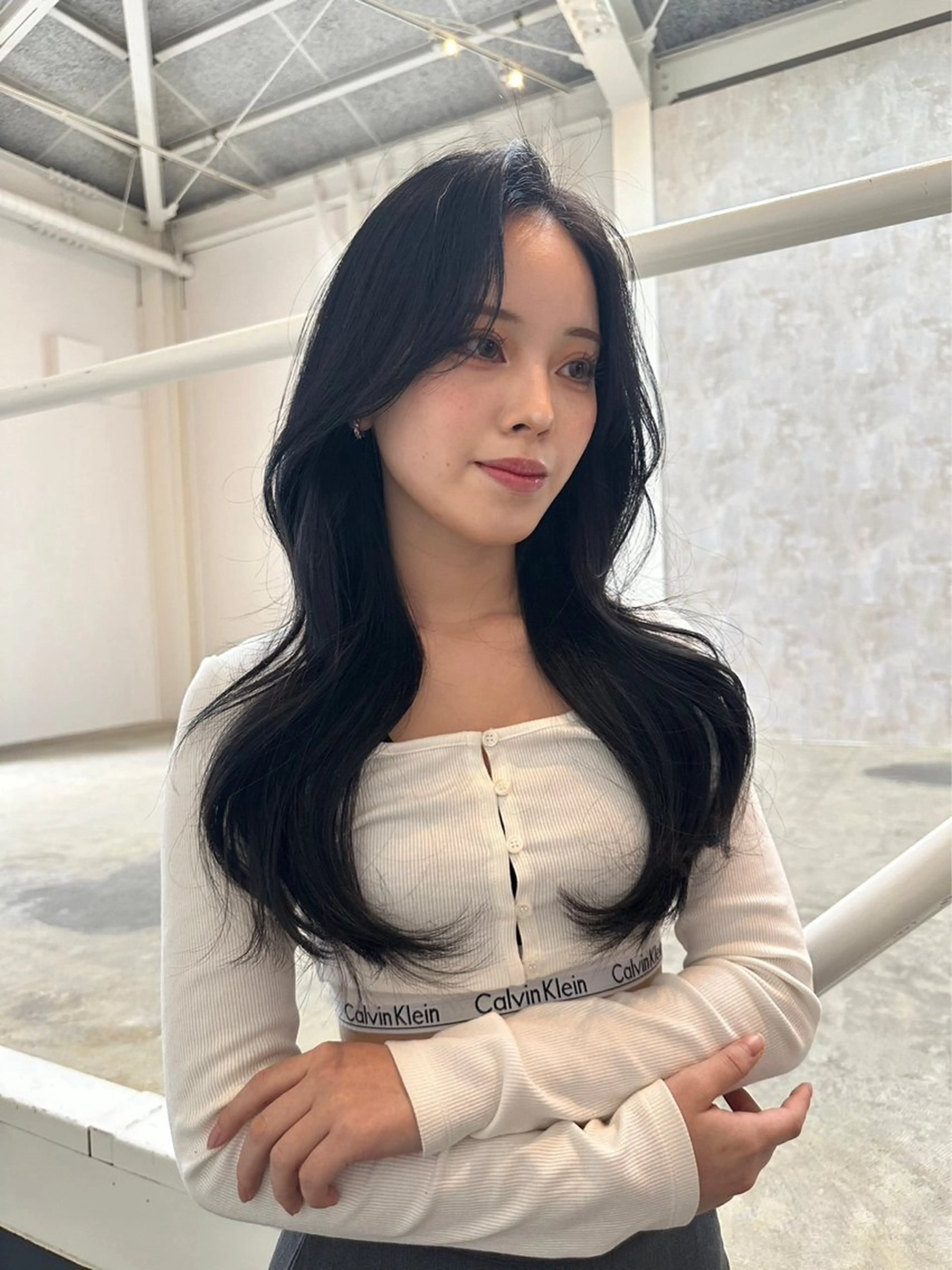 ロング カラー カット ヘアカラー トリートメント 🫧ナオ🫧 /韓国 ヘア/ マンツーマンのヘアスタイル