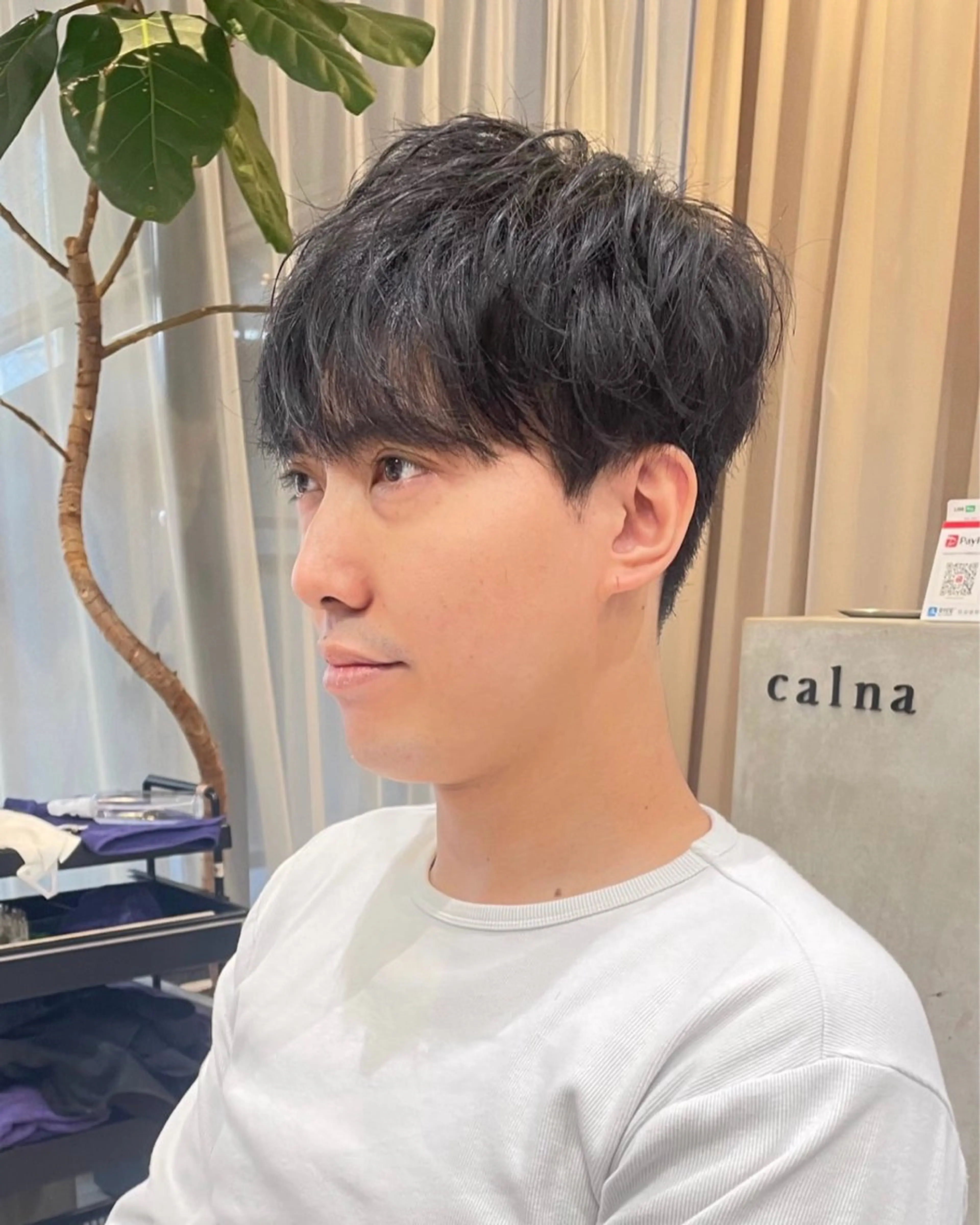 ショート メンズ calna by ELMO  上ノ井のヘアスタイル