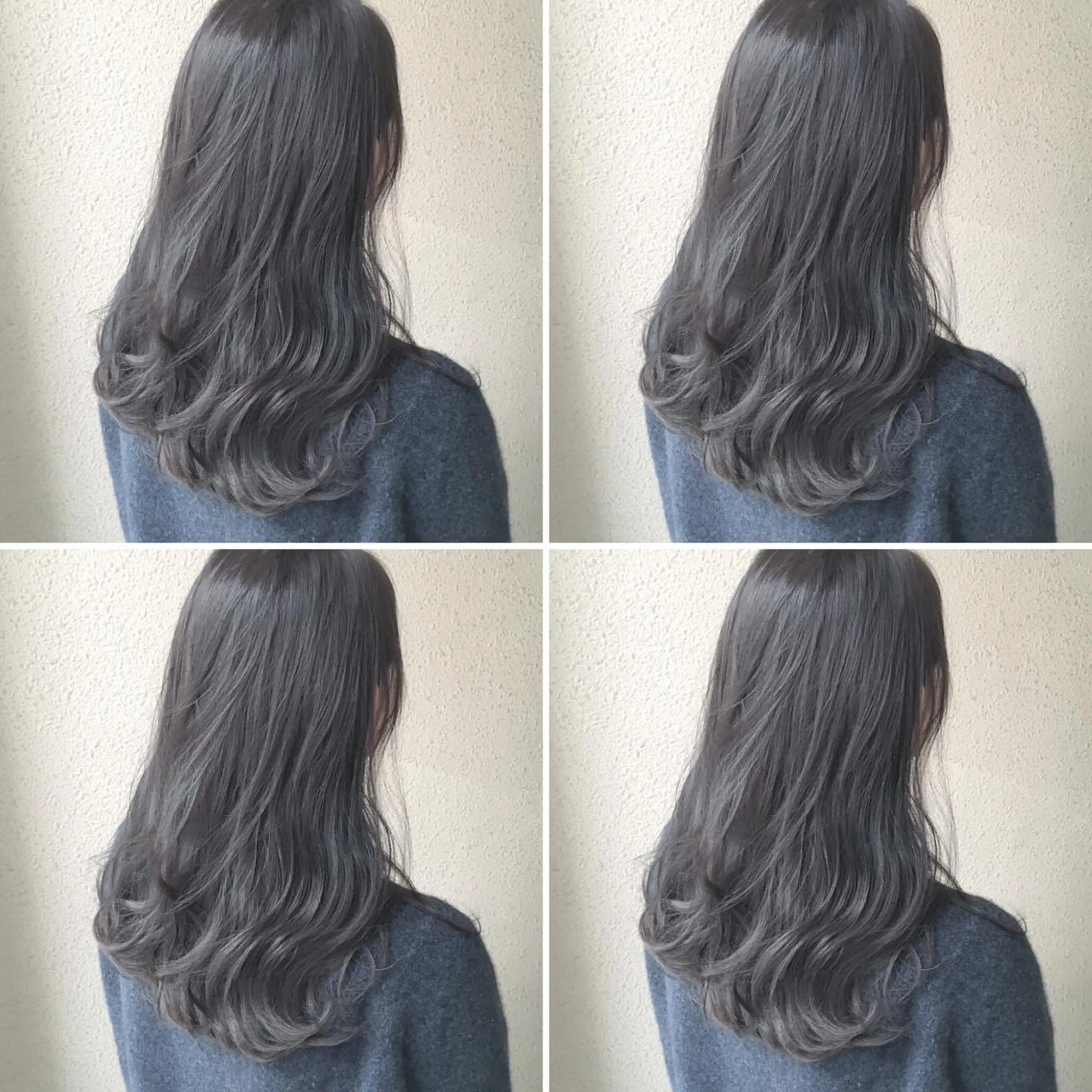 セミロング カラー アディクシーカラー アクアカラー アッシュ バレイヤージュ ブリーチ 【美髪矯正】【スト カール】小野村翔太のヘアスタイル