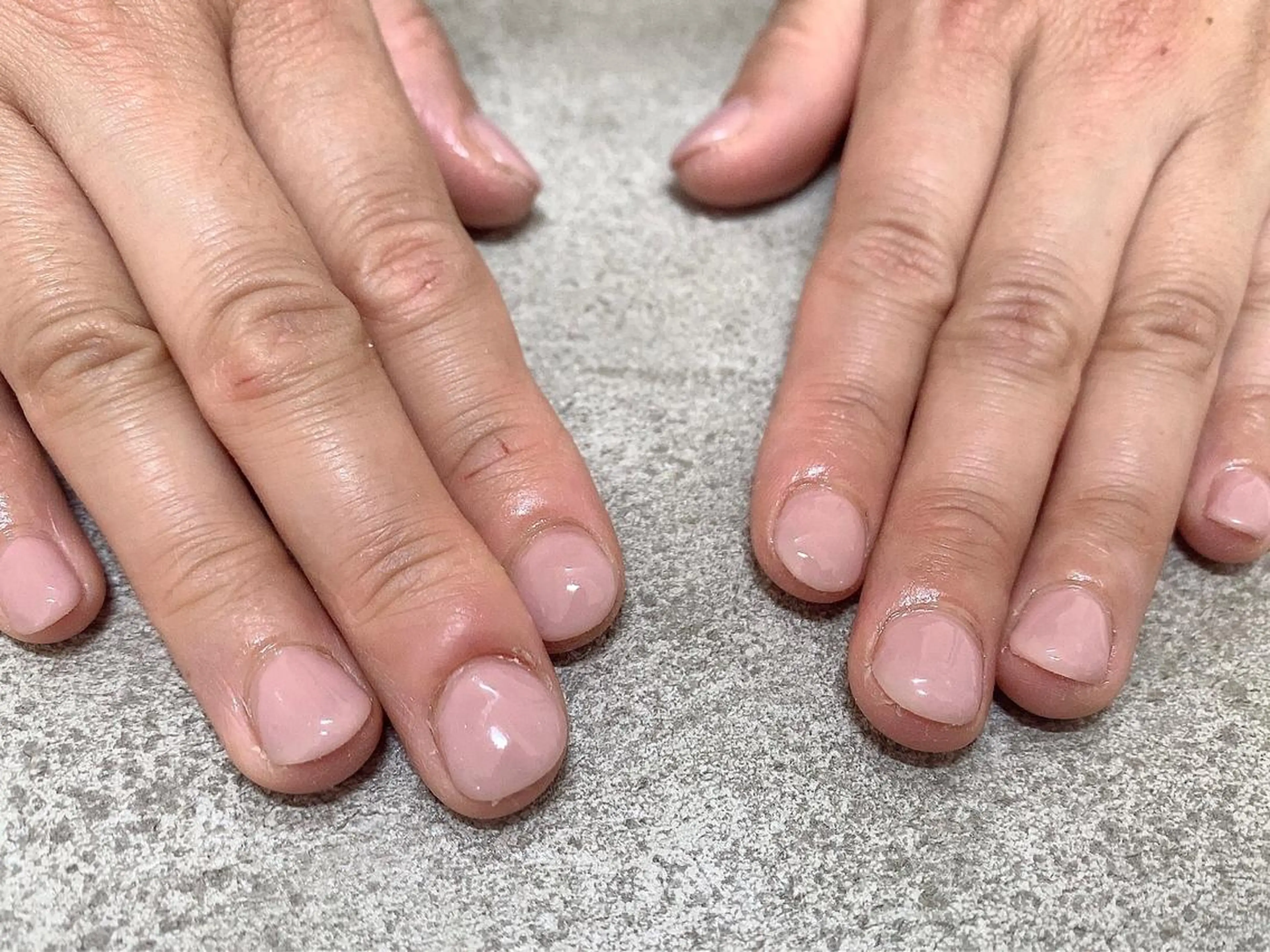 ネイル シンプルネイル ハンドネイル Mogu nail 二子玉川のネイルデザイン