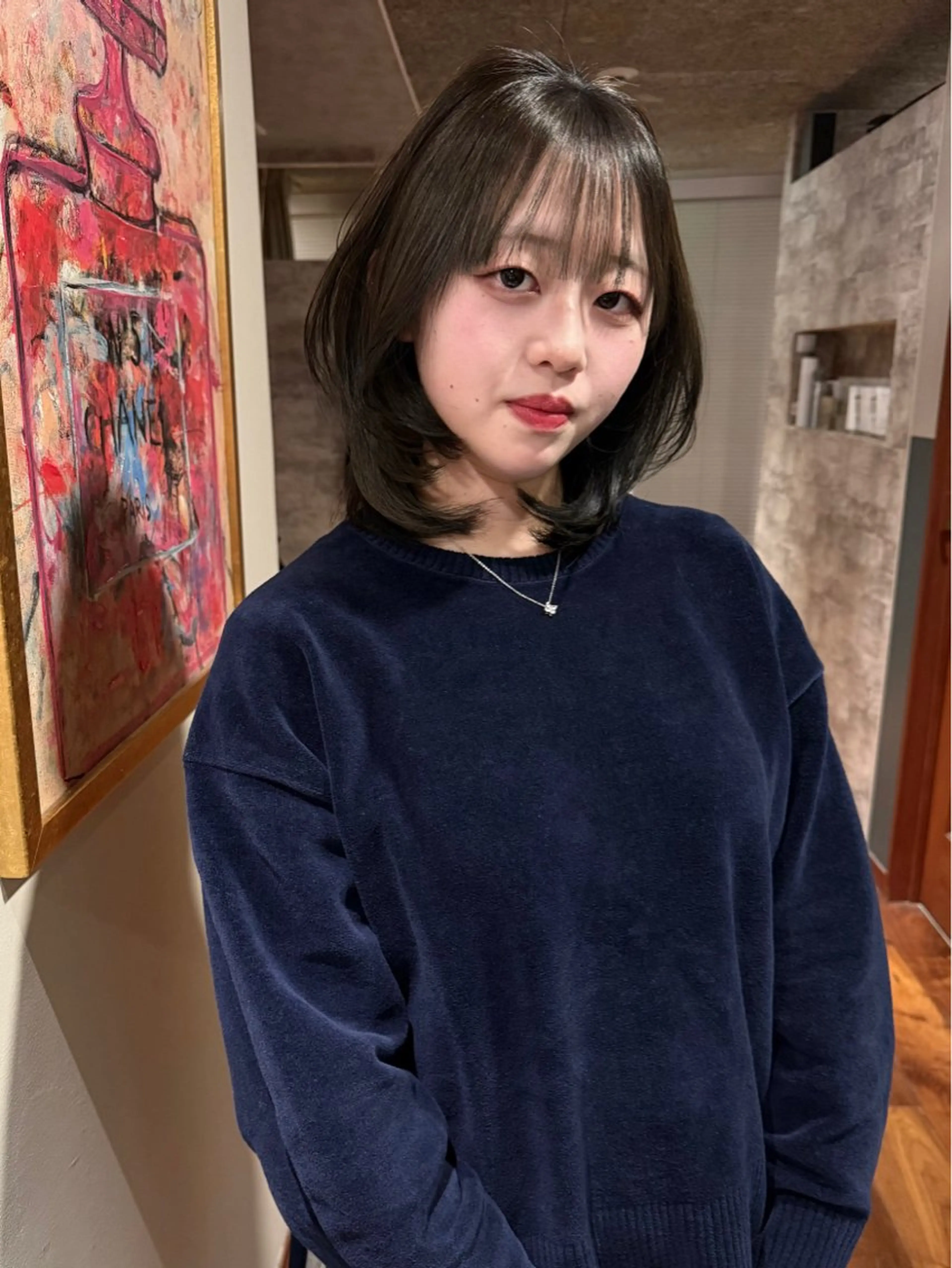 ミディアム カラー カット トリートメント mai / linoah˚✧のヘアスタイル