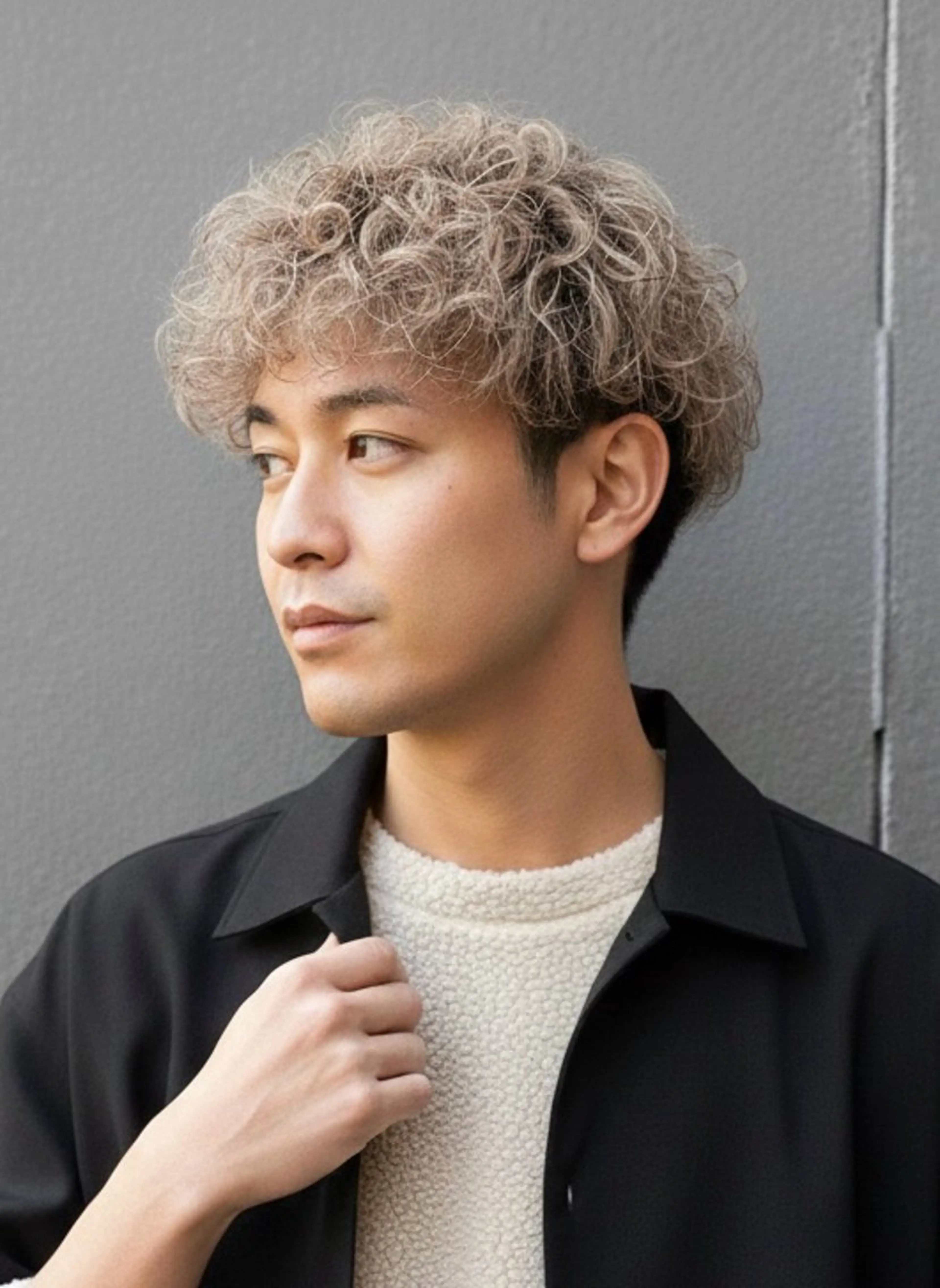 【オールメニュー🔥】メンズカット＋カラー＋パーマ＋ケアトリートメントの写真