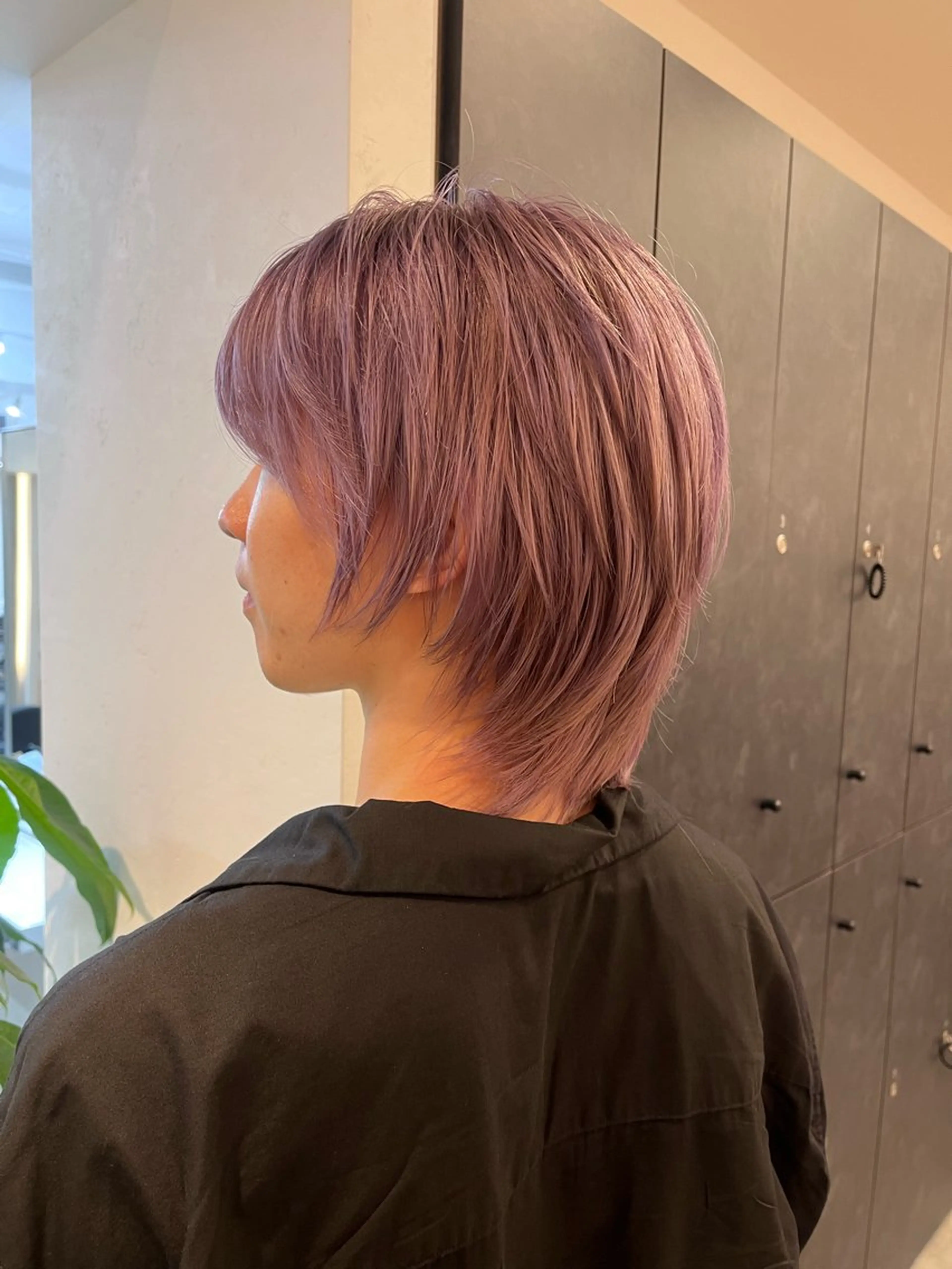 ショート カラー メンズ Ｖｉｏｔ  銀座 樋口 桃佳のヘアスタイル