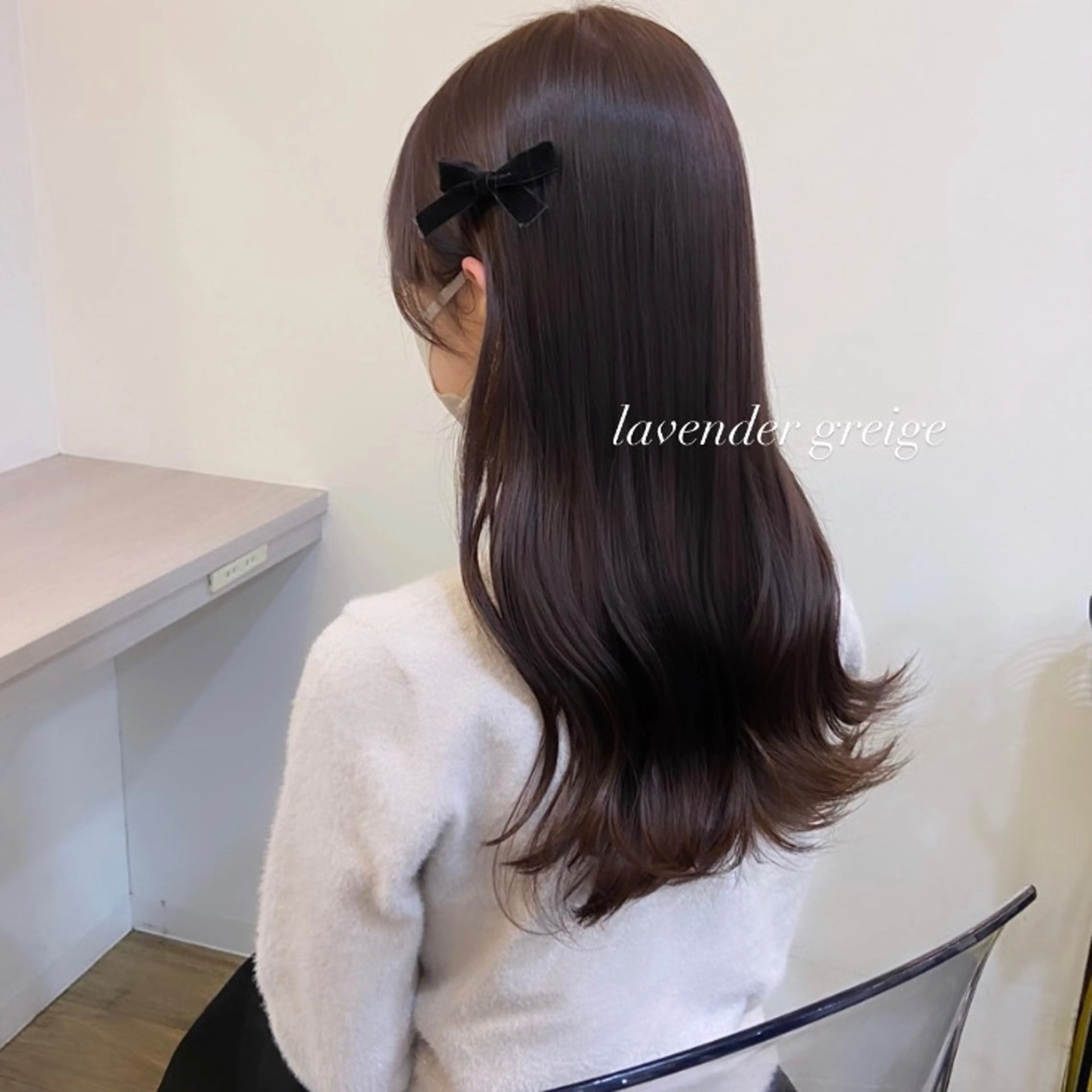 セミロング カラー ベージュカラー ブリーチ ケアブリーチ 透明感カラー ダブルカラー mai 🎀 / 梅田美容室のヘアスタイル