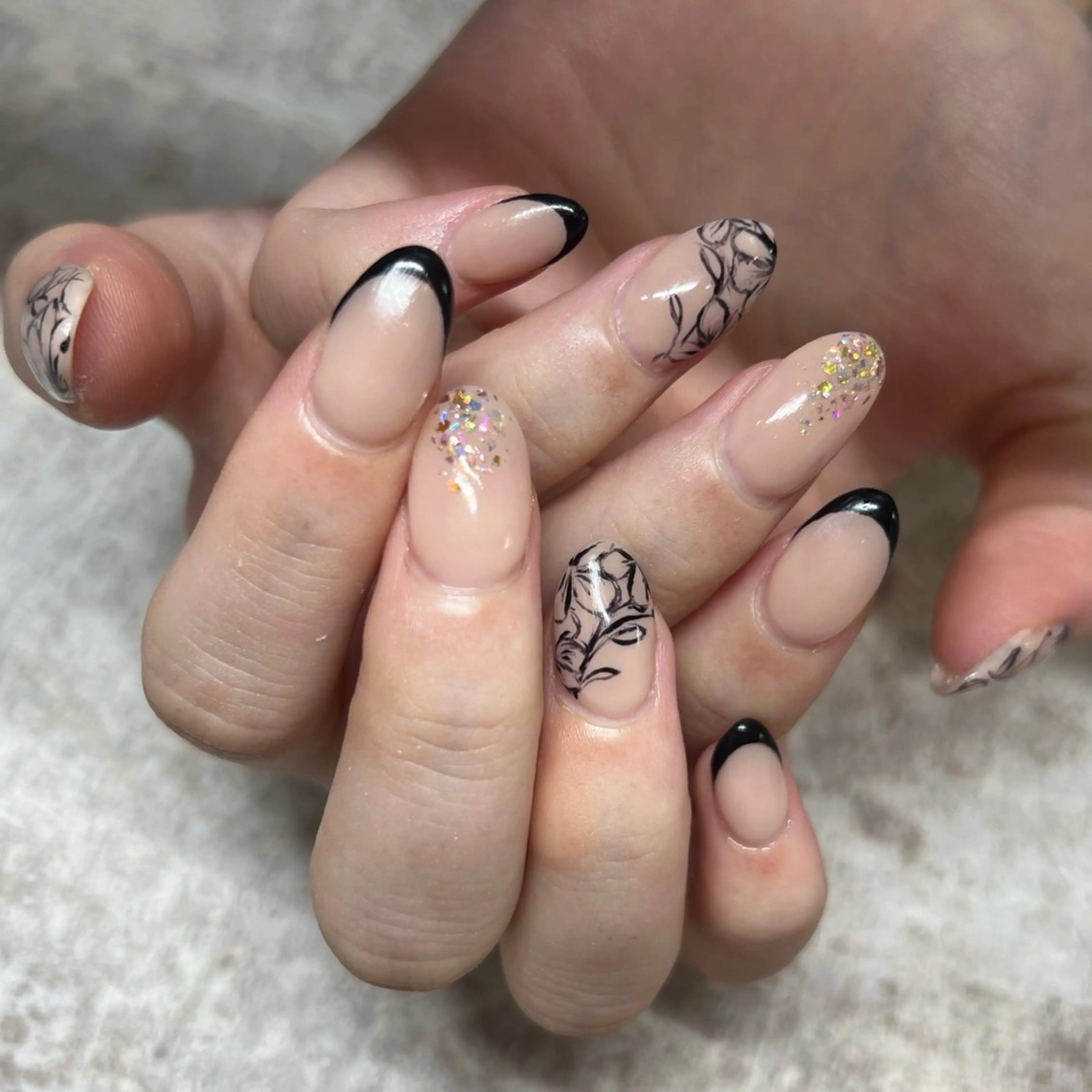 ネイル アートネイル ハンドネイル ルミエナ銀座 KATAOKAのネイルデザイン