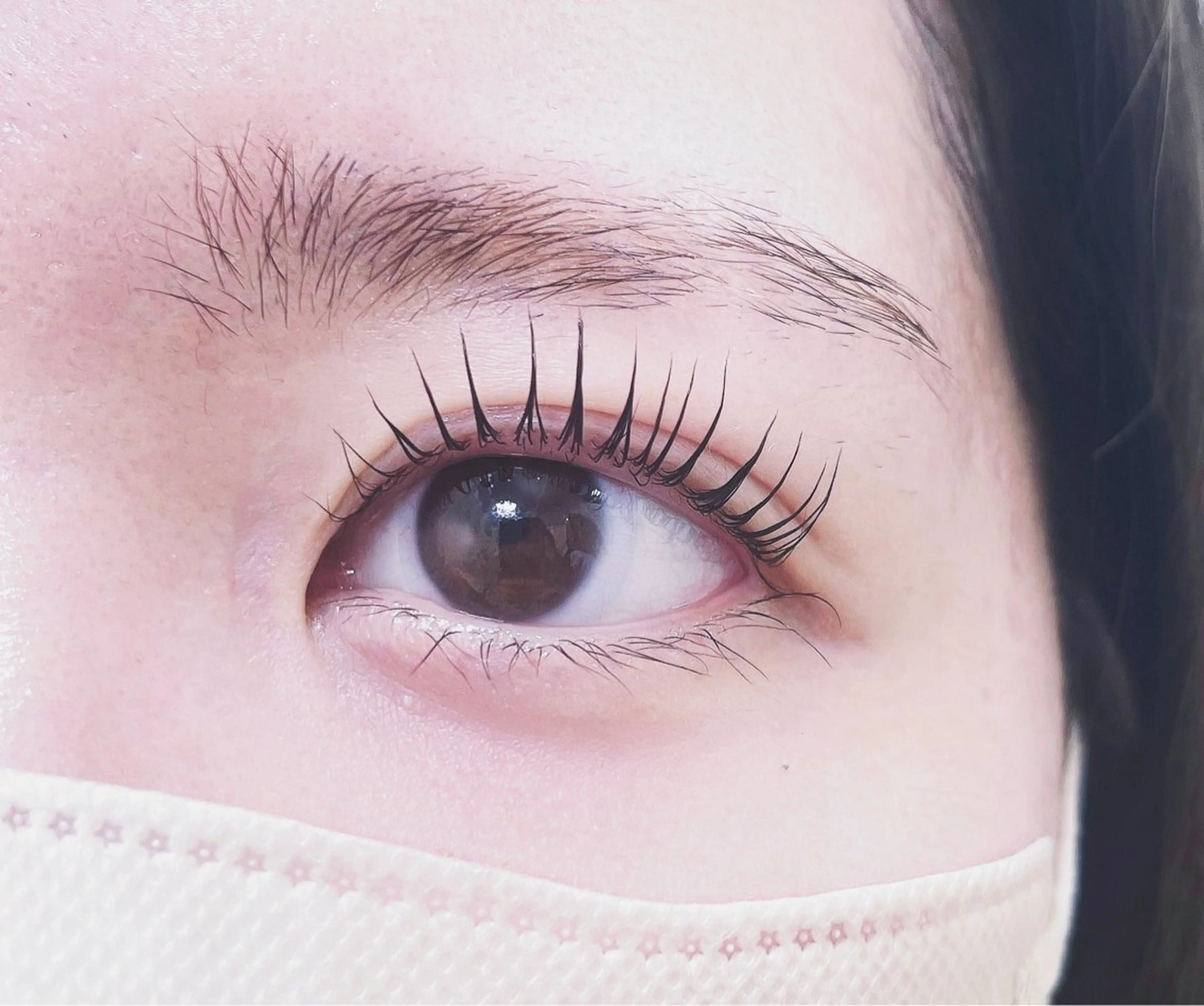 マツエク・マツパ 付け放題 バインドロック 束感まつ毛 カラーマツエク フラットラッシュ マツパ Ｍ salon アイラッシュのマツエク・マツパデザイン