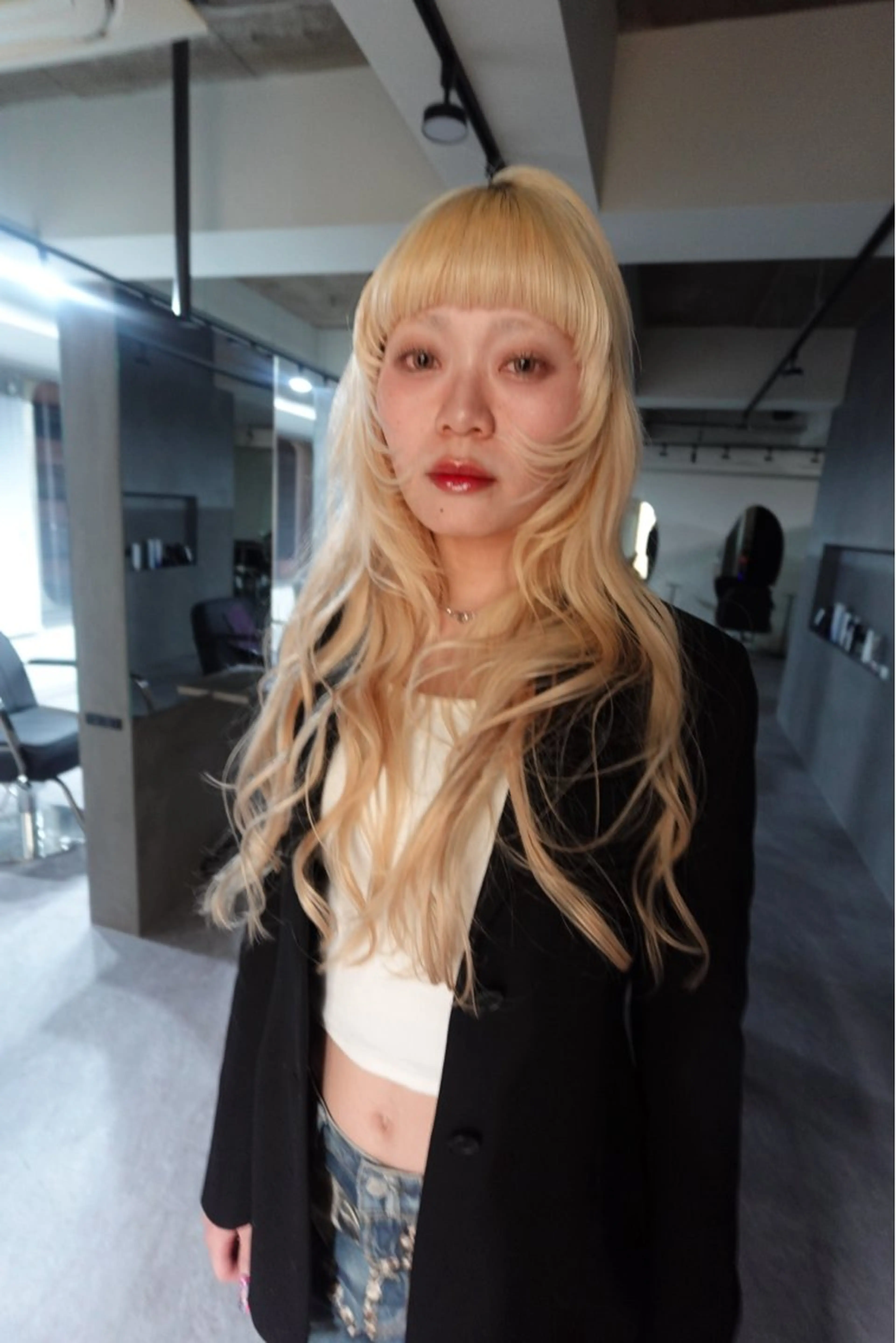 ロング カット ヘアカラー トリートメント ヘアセット 似合わせカットカラー ⭐️代表⭐️のヘアスタイル