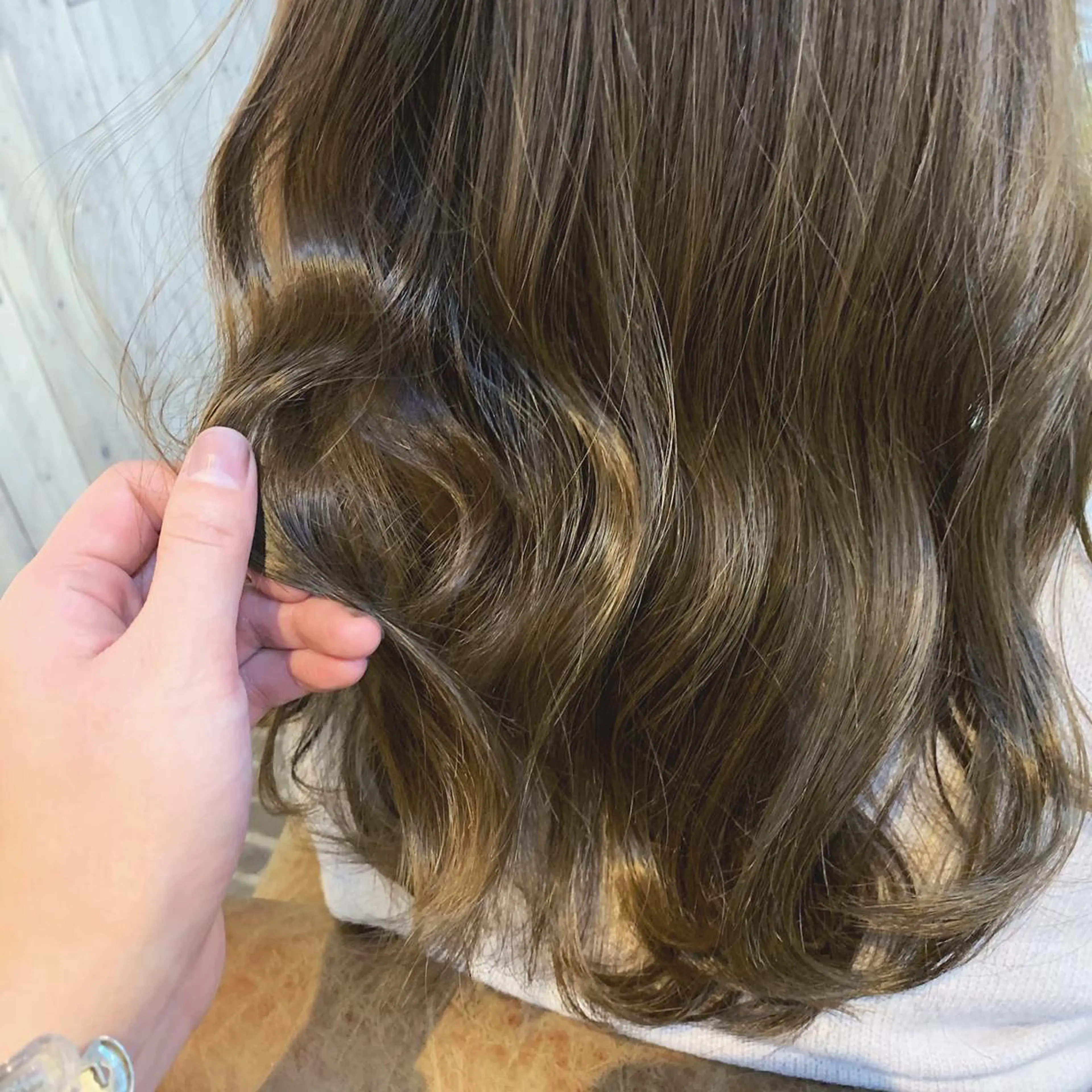 セミロング 🌷L'oeuf 【ﾙﾌ】ホシカワ🌷のヘアスタイル