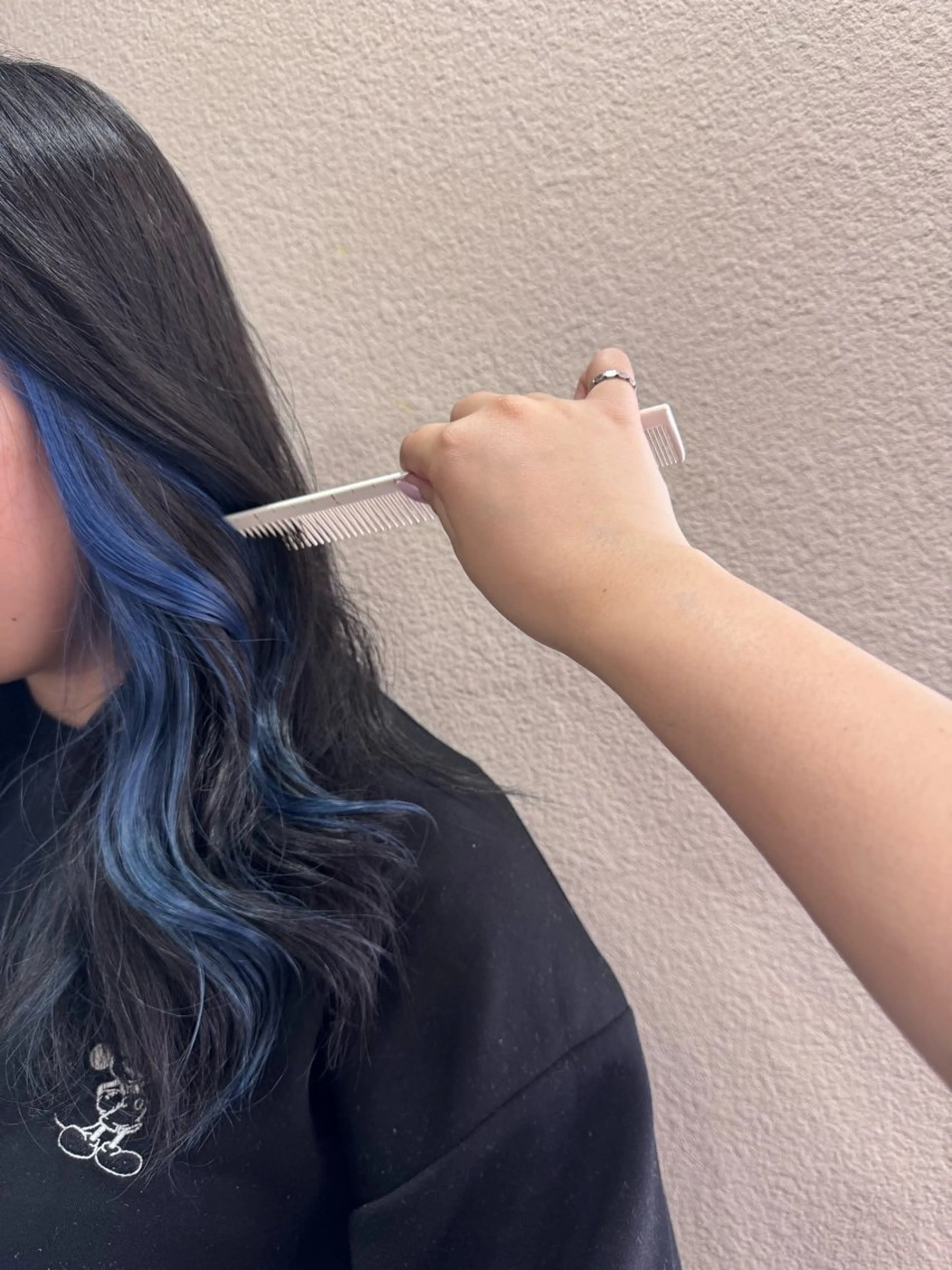 ロング カラー カーリーパーマ/ 透明ｶﾗｰ/MIKUのヘアスタイル