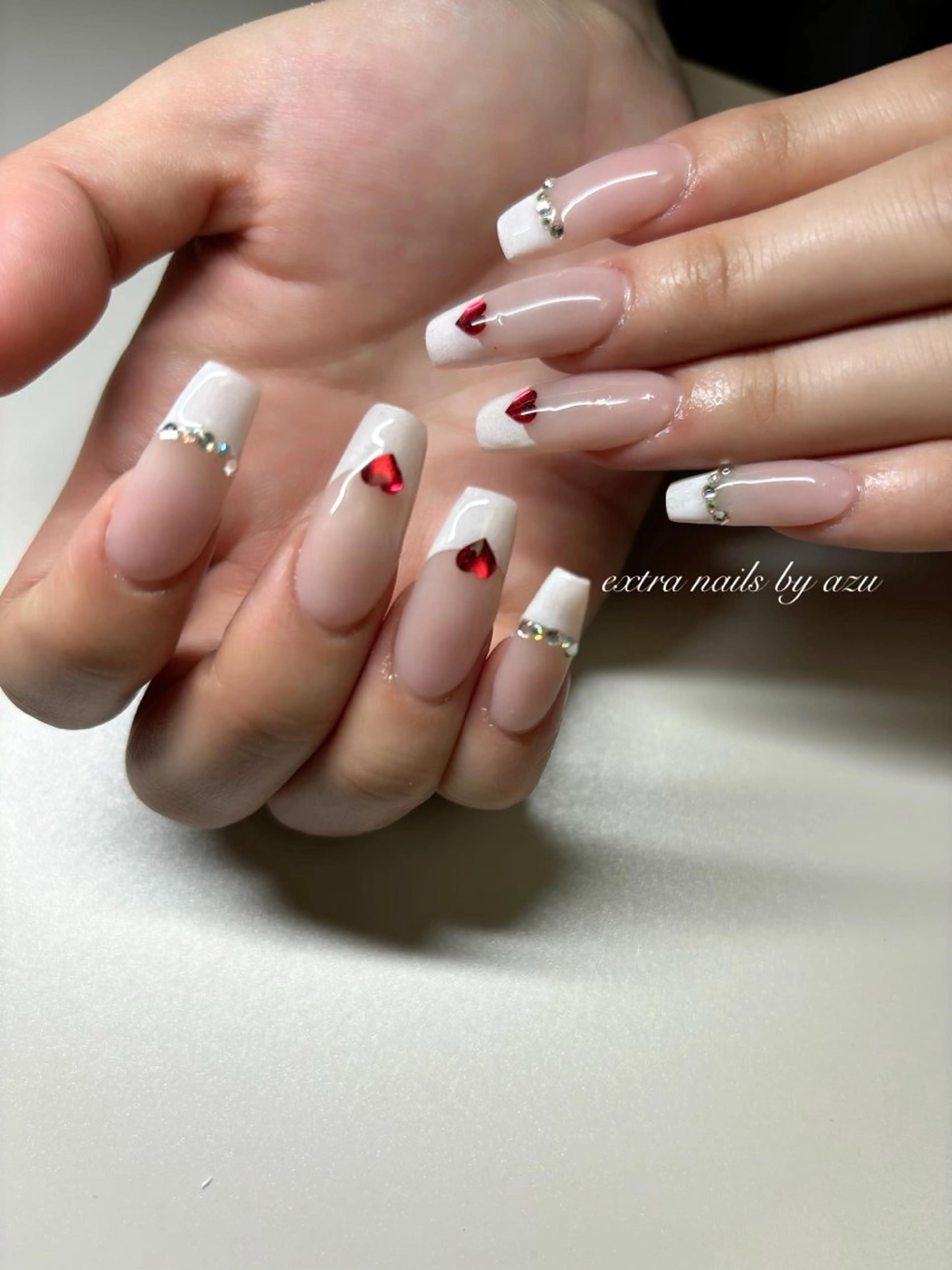 ネイル アートネイル フレンチネイル ジェルネイル スカルプネイル ハンドネイル extranails ／lemellaのネイルデザイン