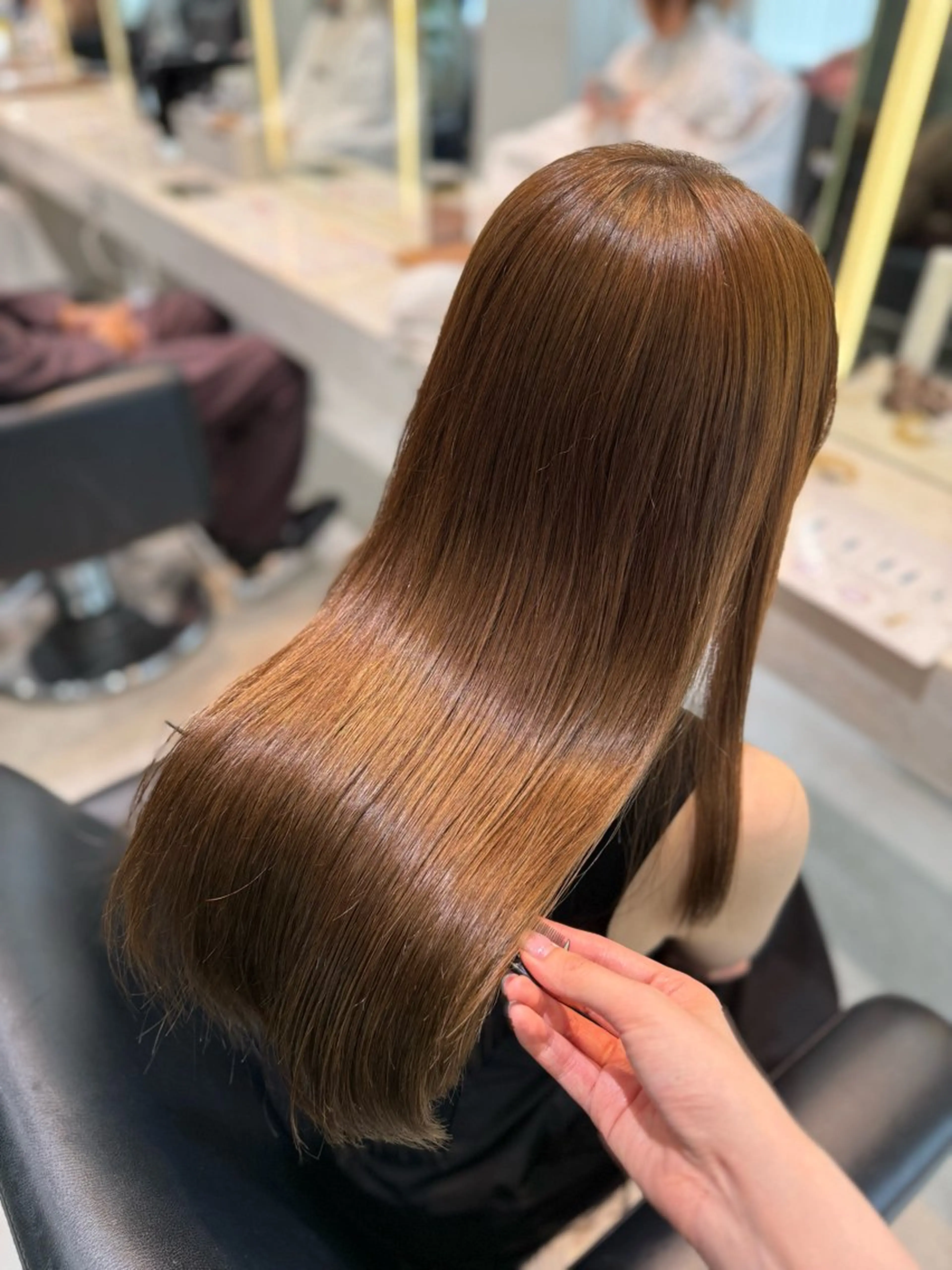 - ̗̀ お得 ̖́- カラー+酸熱トリートメント 🦢⸝꙳ FLOWDIA / 同時進行1.5hの写真