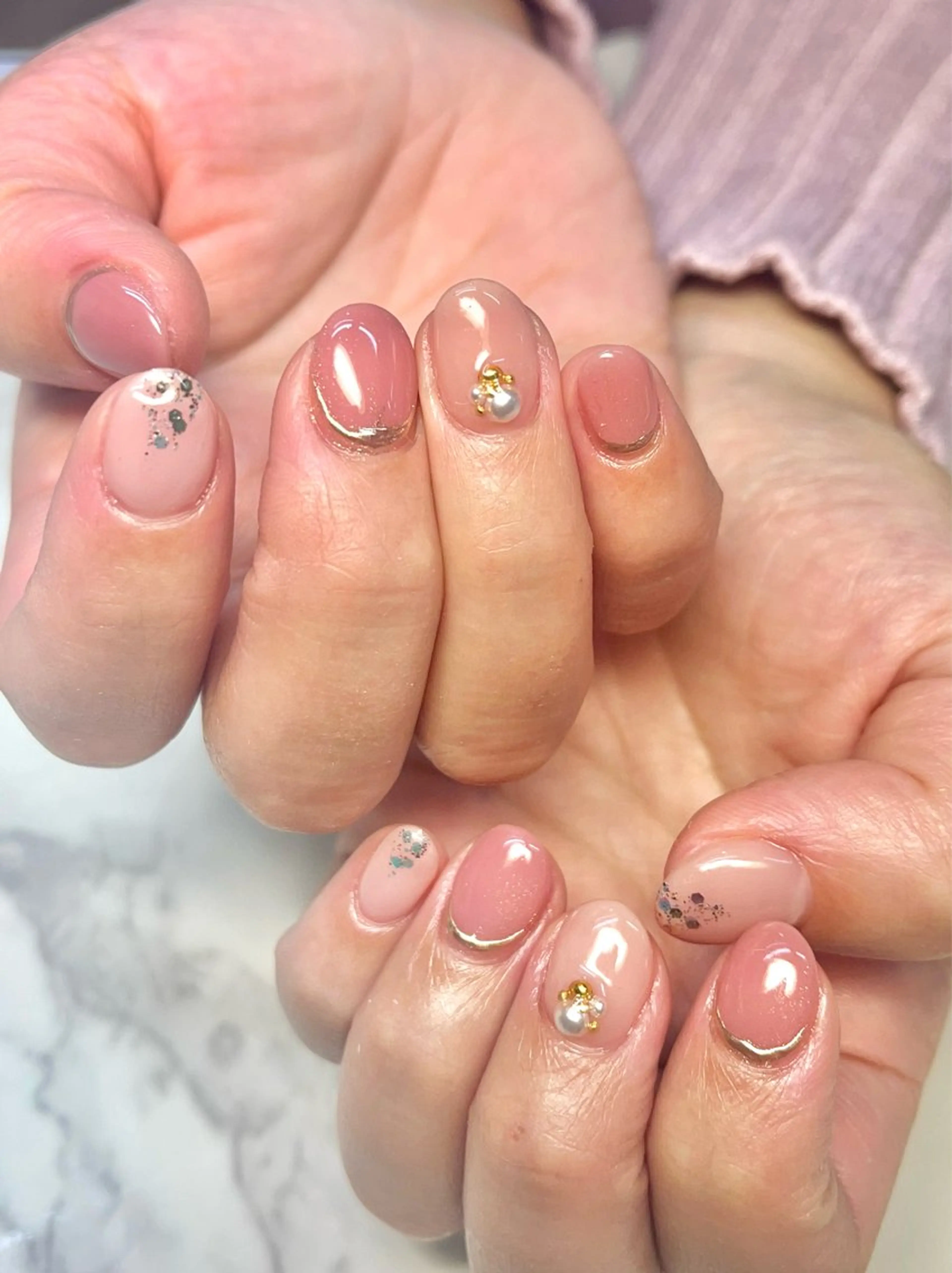 ネイル ハンドネイル Ribbon佐野店 小泉のネイルデザイン