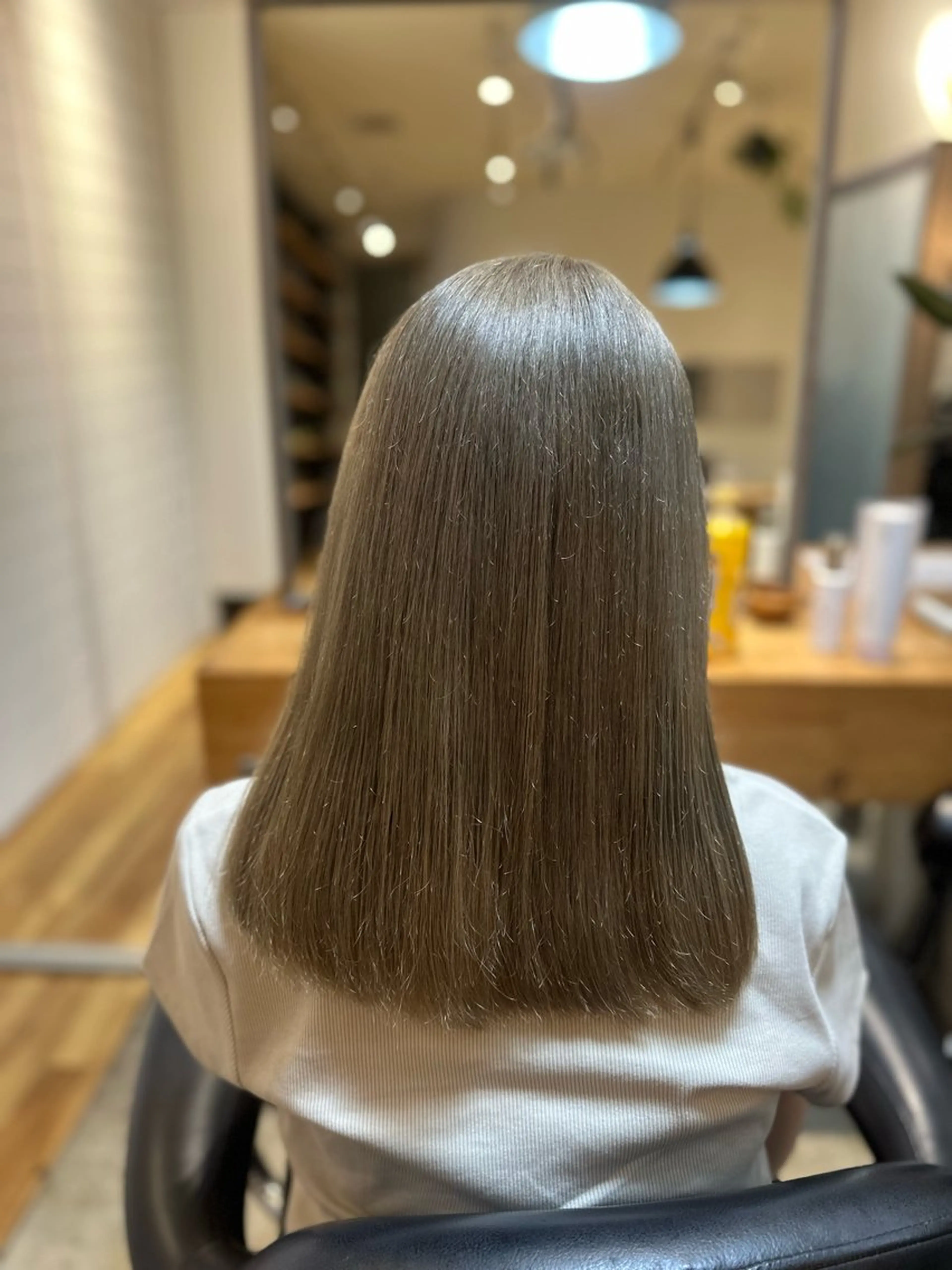 カラー ブリーチカラー/ 透明感/aika¨̮のヘアスタイル