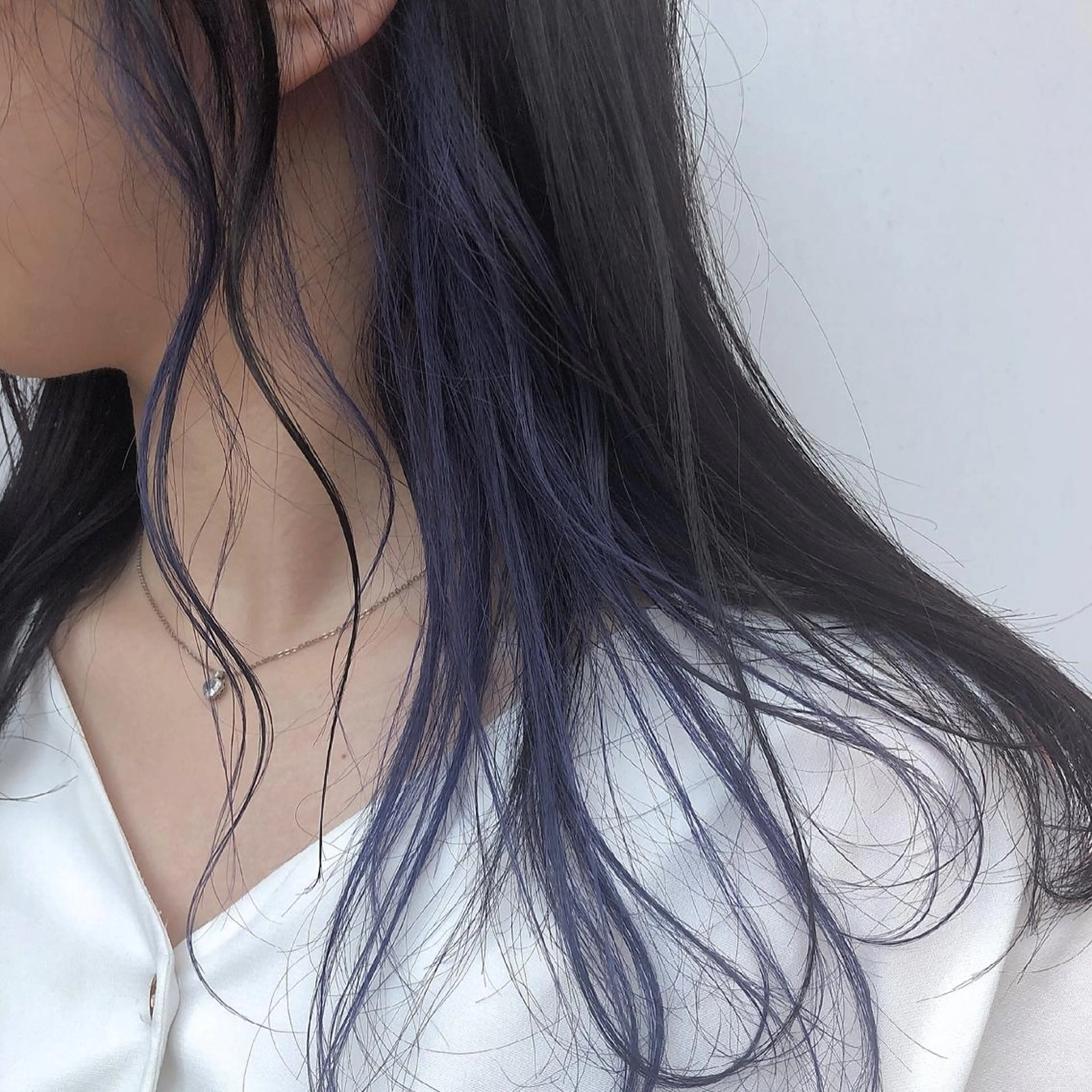 セミロング カラー 古屋 花織のヘアスタイル