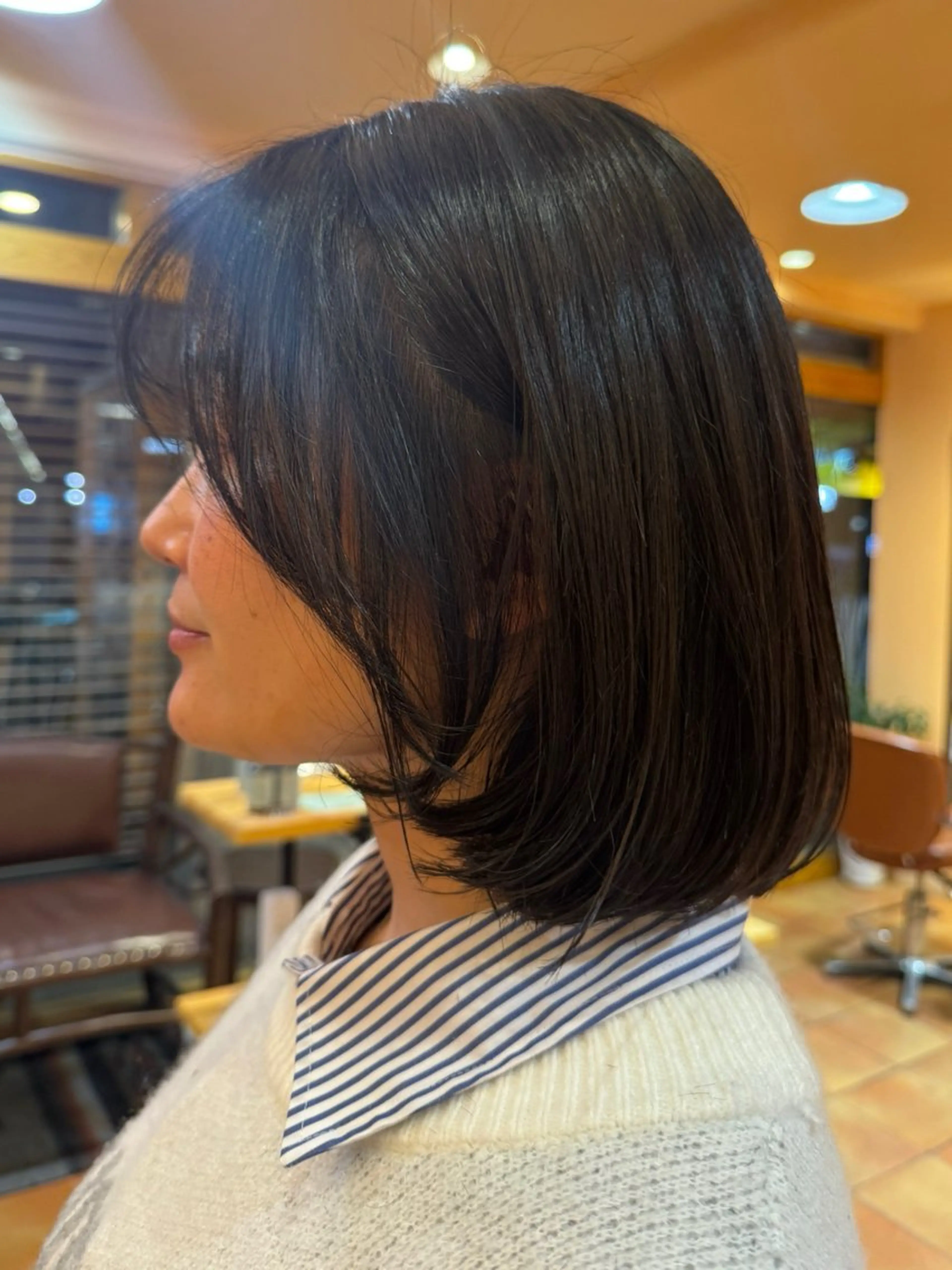 ミディアム モリオフロムロンドン原宿本店所属・ショート/ボブ/ハイ トーン/Nanahaのヘアスタイル