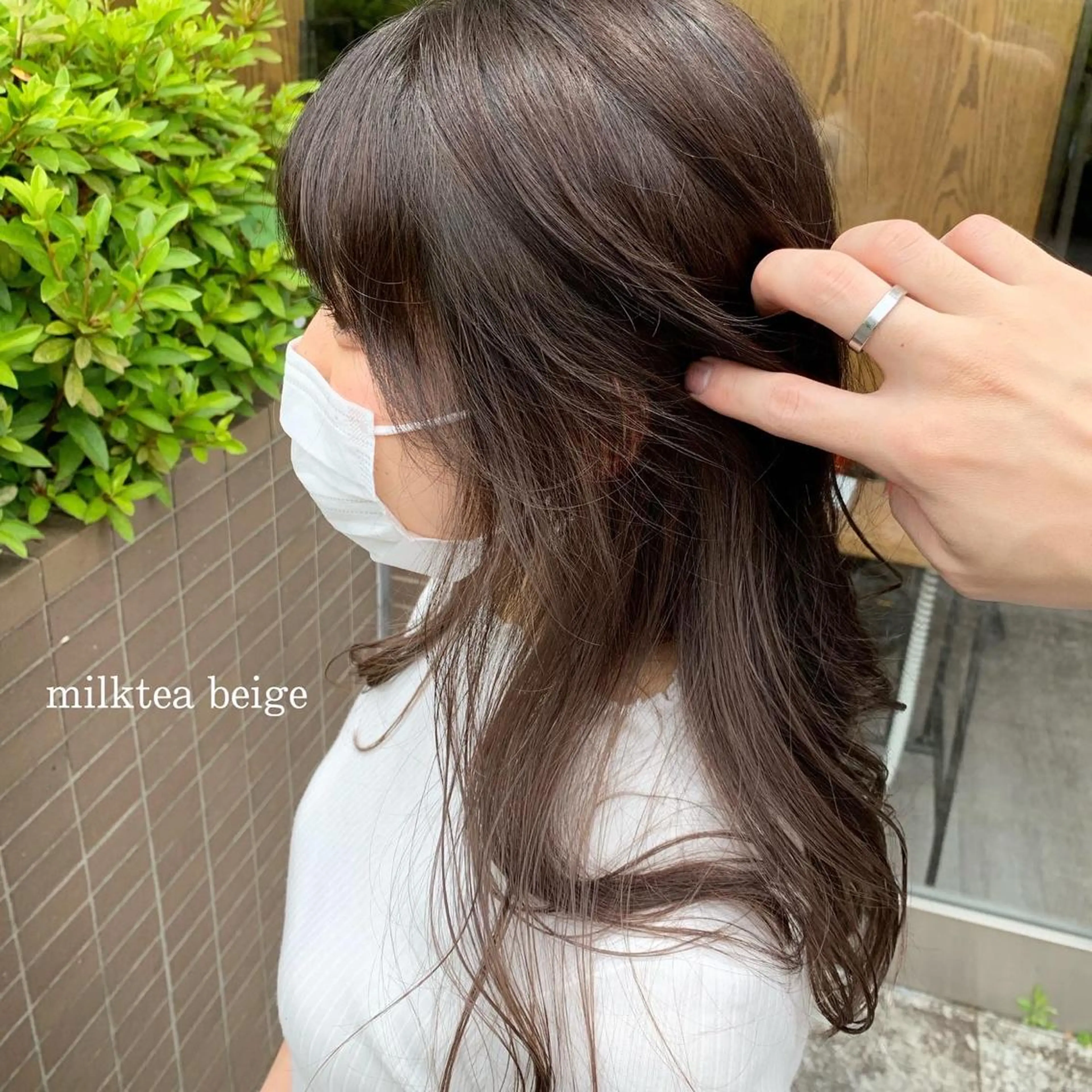 ロング カラー 🌈re-room EIKI🇰🇷のヘアスタイル