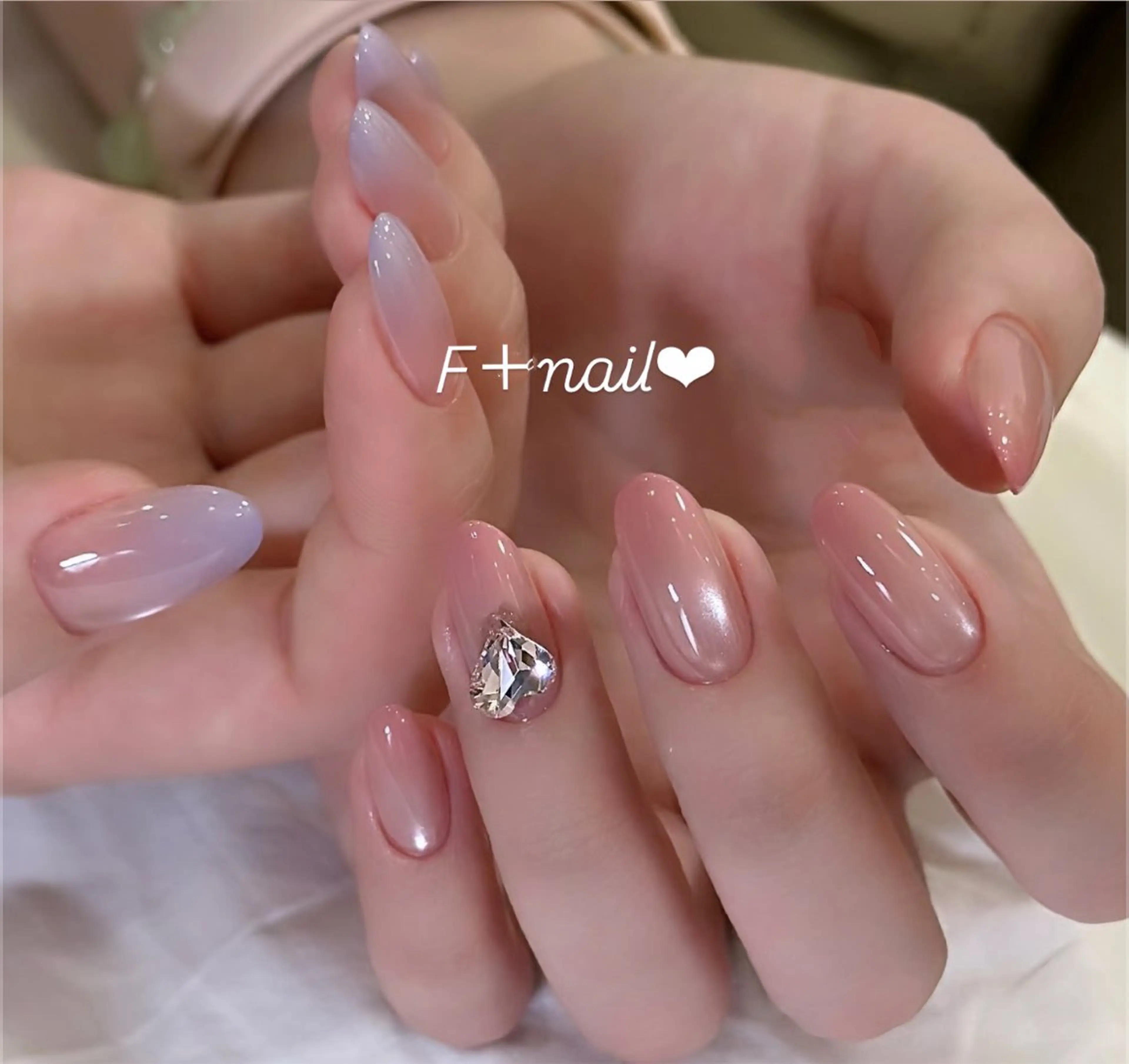 マグネットグラデーションnailの写真