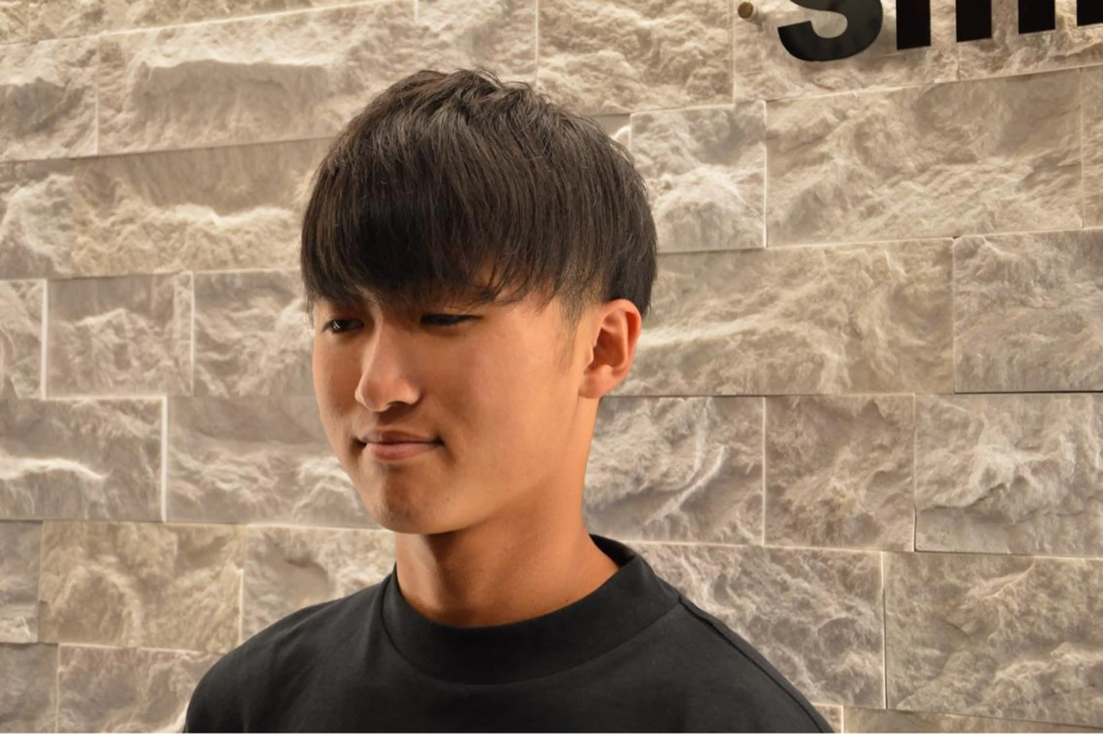 ショート メンズ マッシュ 福留 叶太のヘアスタイル