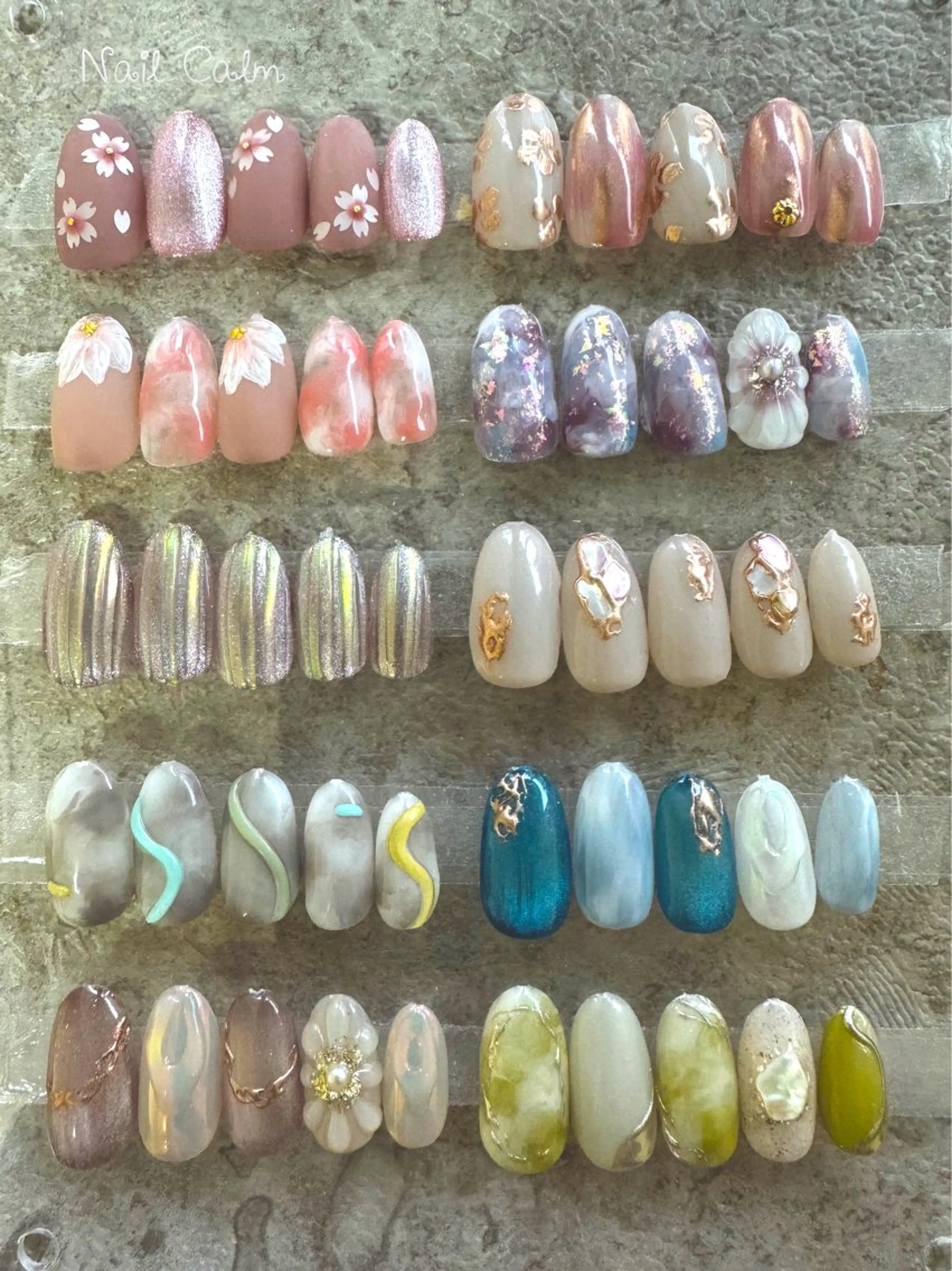 ネイル アートネイル ハンドネイル Nail Calm所属・プライベートサロン Calmのネイルデザイン