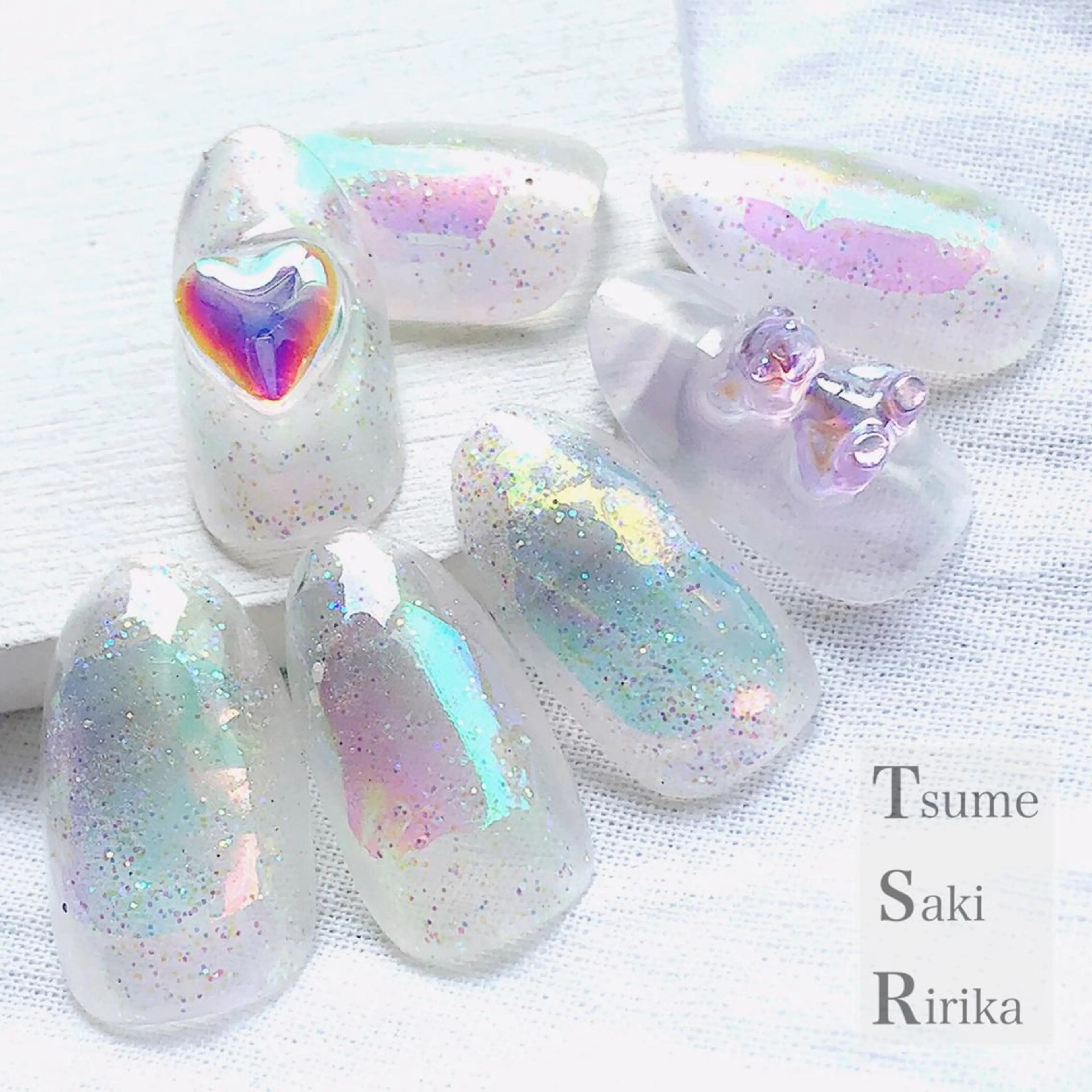 ネイル フットネイル 爪咲 りり花のネイルデザイン