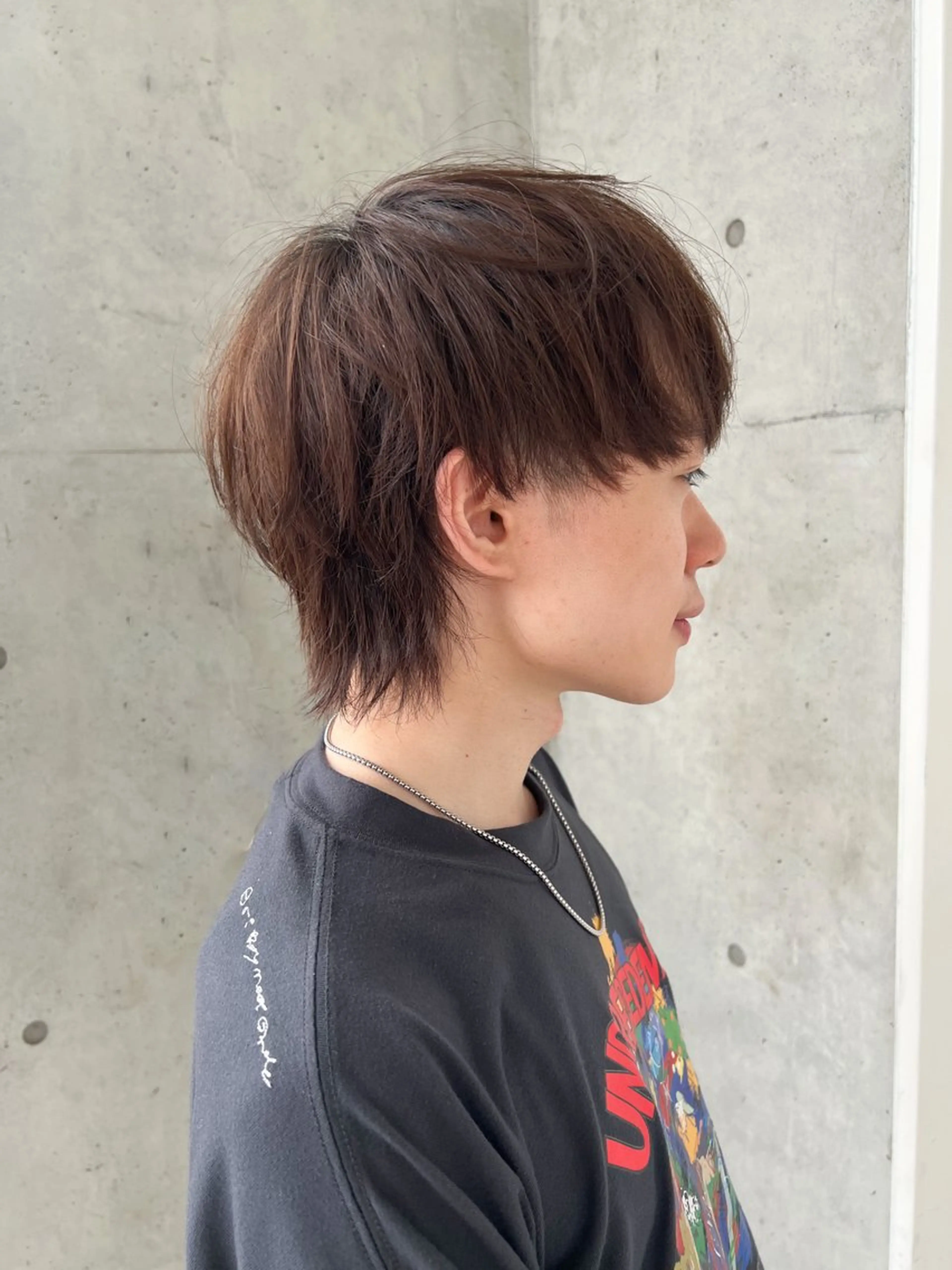 メンズ マッシュウルフ マッシュ メンズウルフカット ウルフカット カット ヘアカラー "小顔カット" Fuko.のヘアスタイル