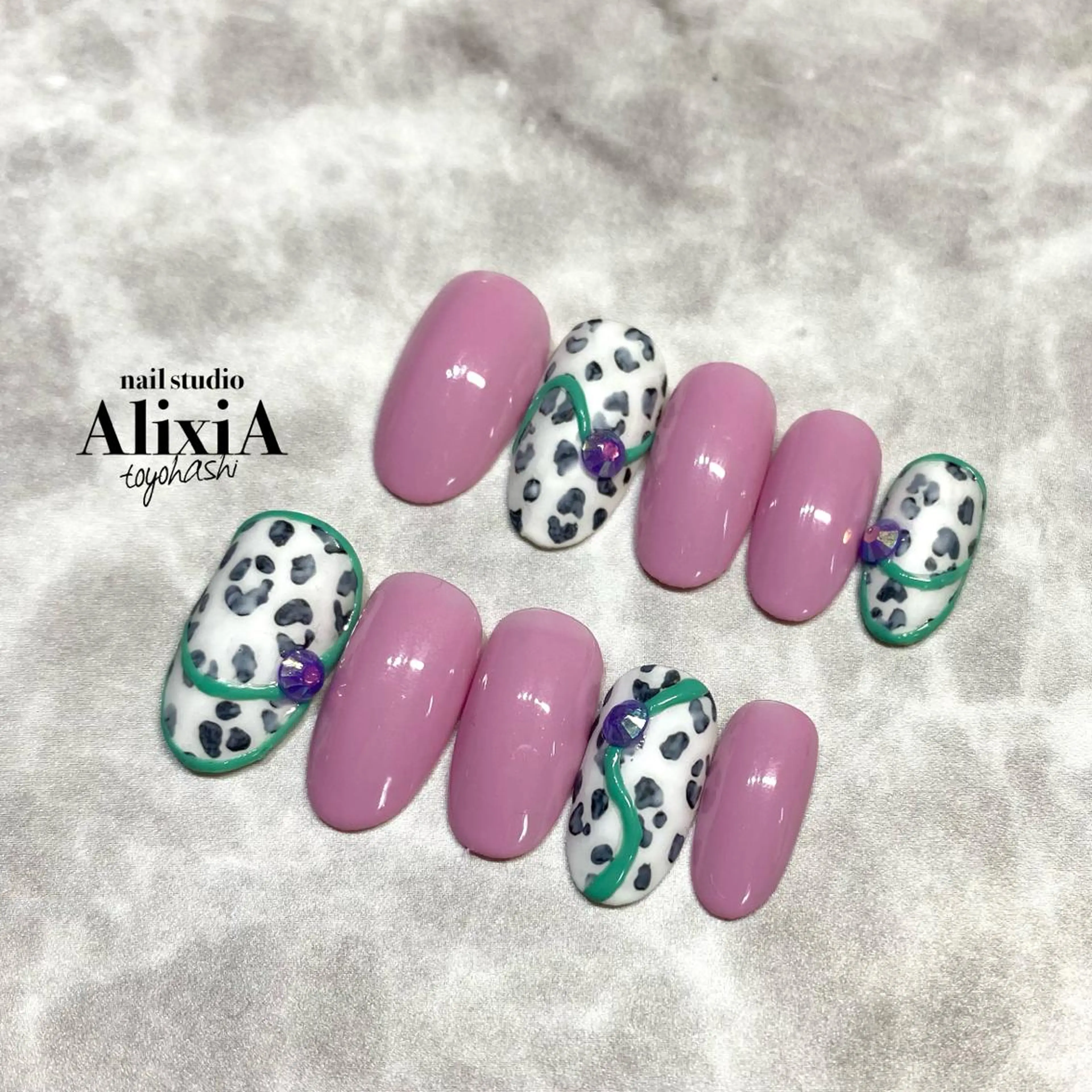 ネイル ハンドネイル AlixiA   nail studio所属・AlixiA ゆみのネイルデザイン