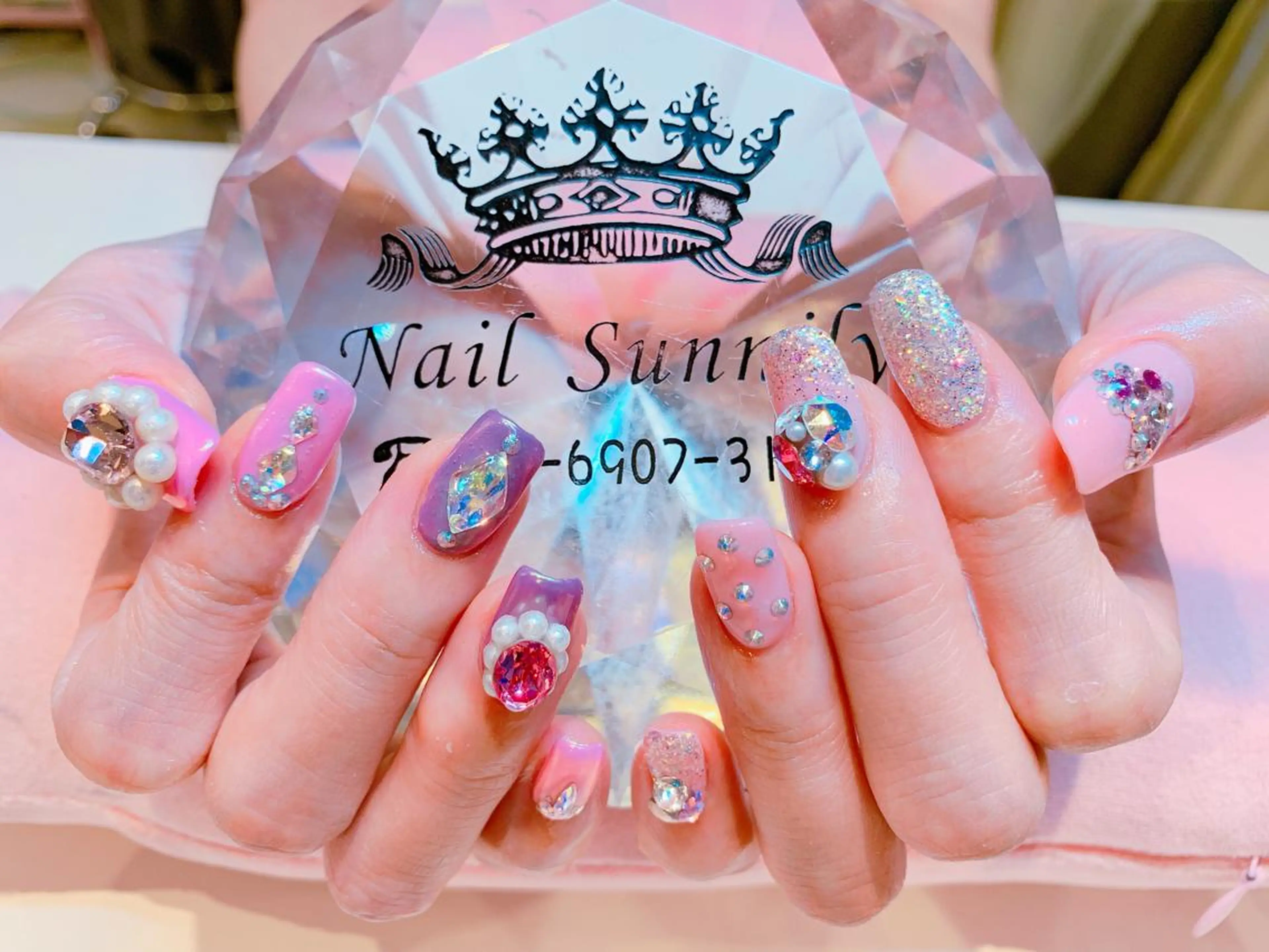 ネイル 長さだし専門店 M2　rikaのネイルデザイン