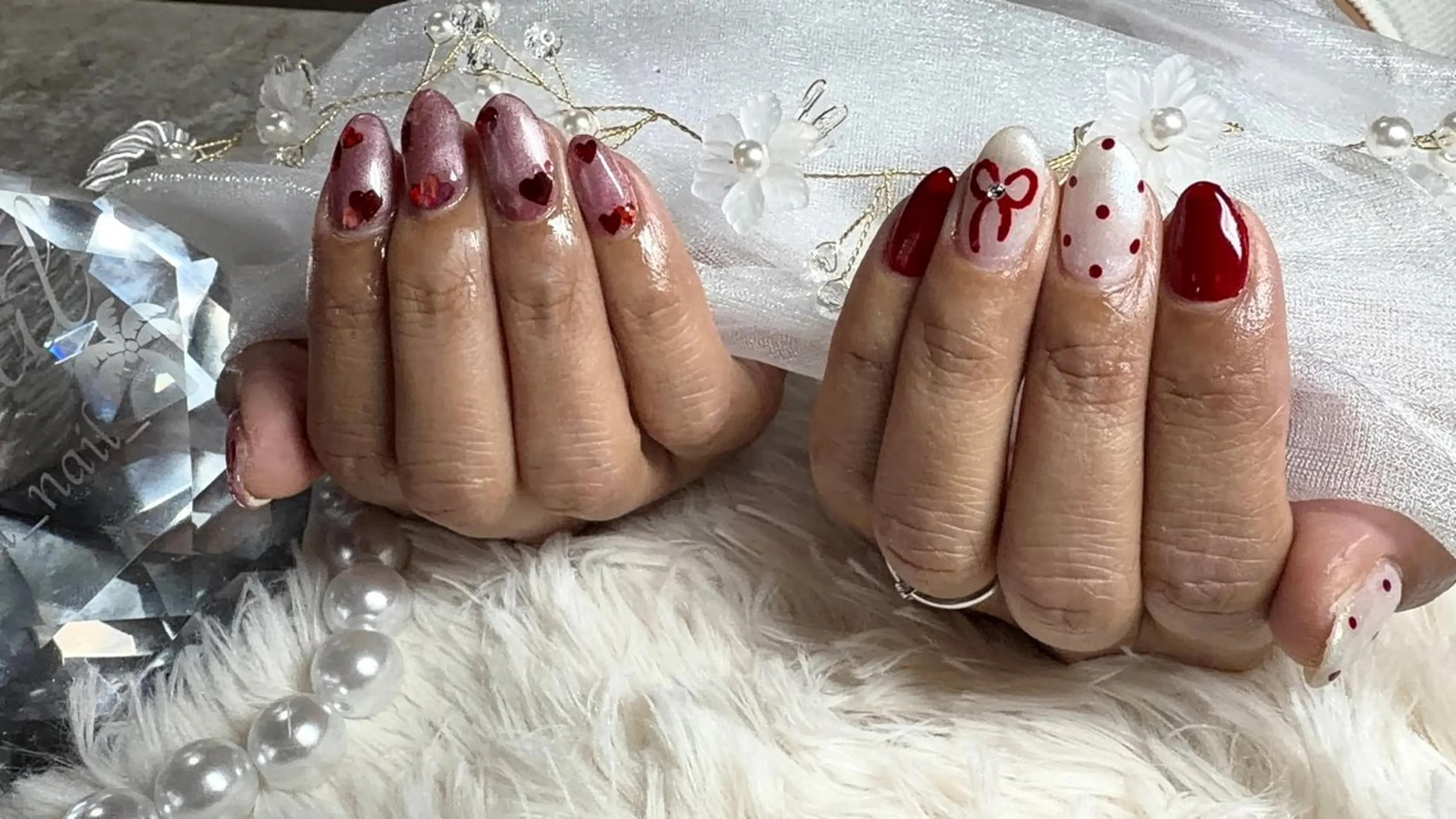 ネイル 持ち込み 佐野 愛美のネイルデザイン