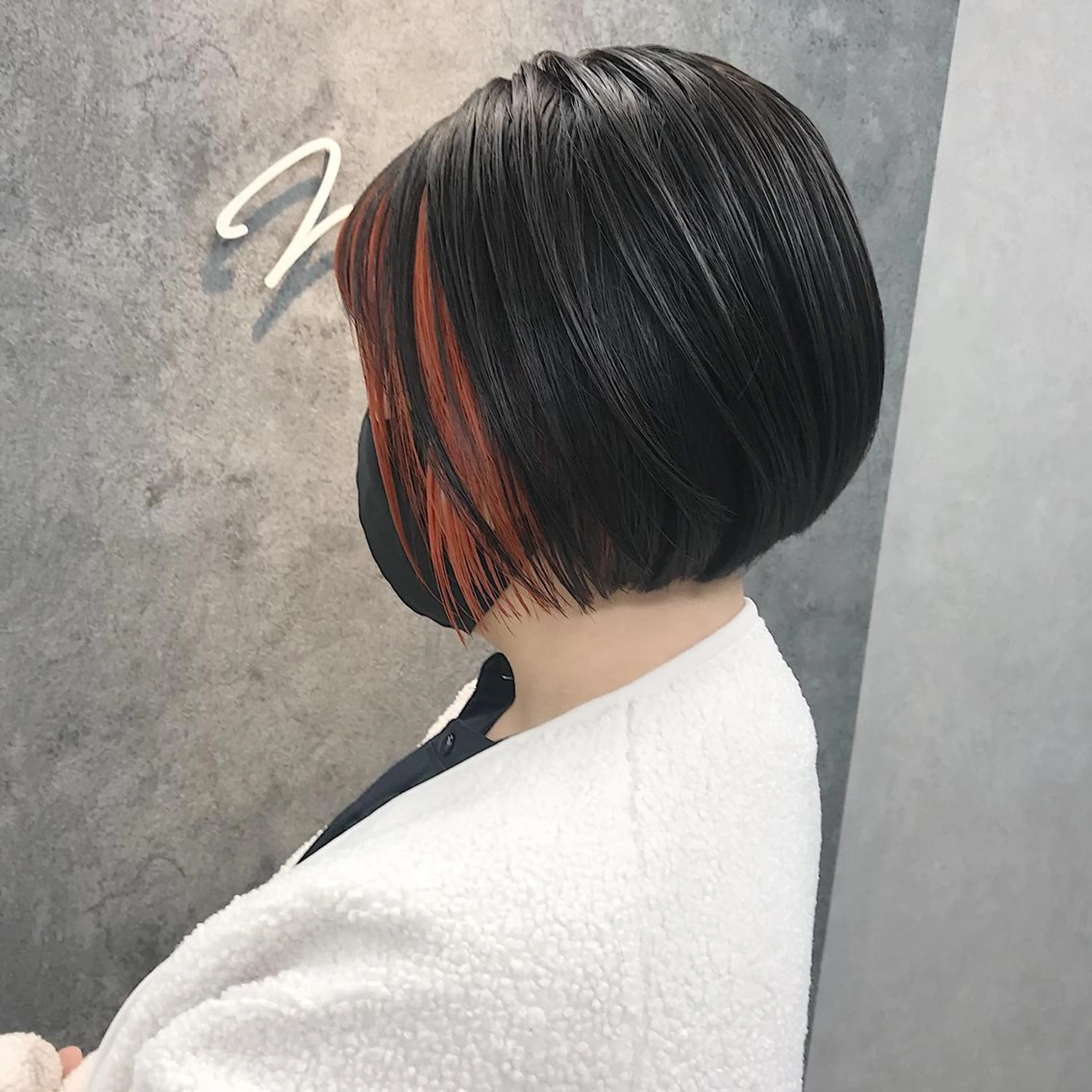 ショート カット ヘアカラー トリートメント 所渉/韓国レイヤー /ウルフカットのヘアスタイル