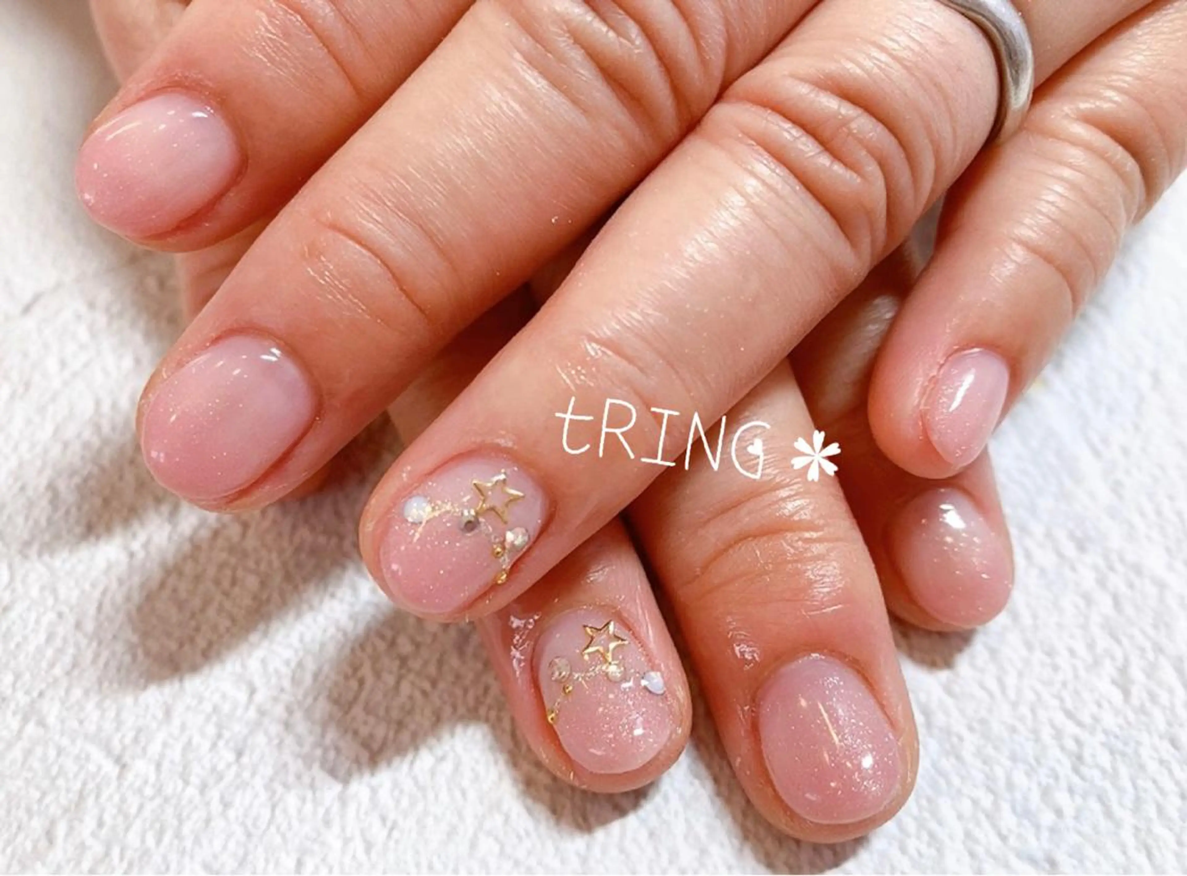 ネイル ハンドネイル tRING＊ しいの木台のネイルデザイン
