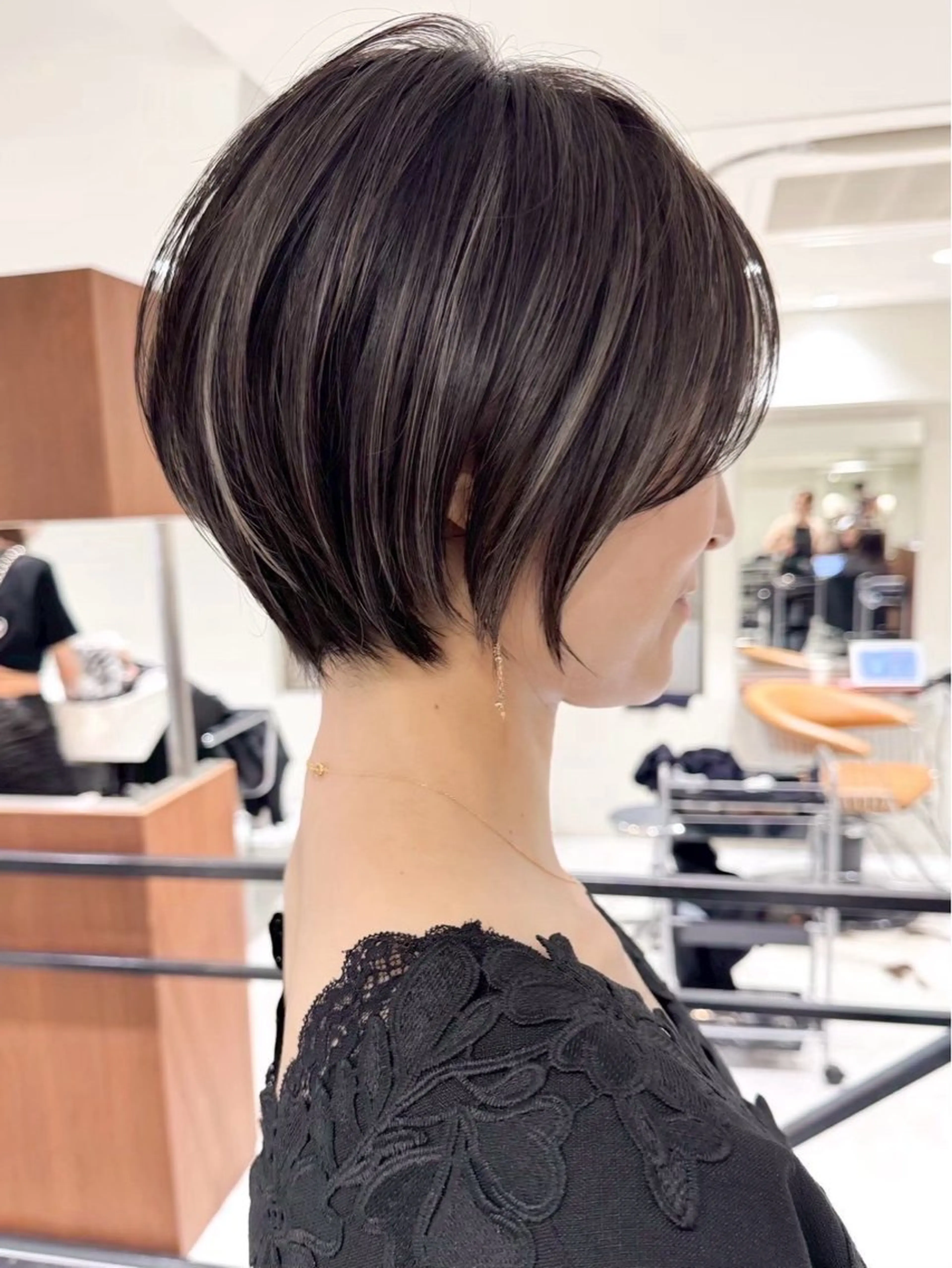 ショート カラー カット ヘアカラー トリートメント Amaretto かなのヘアスタイル