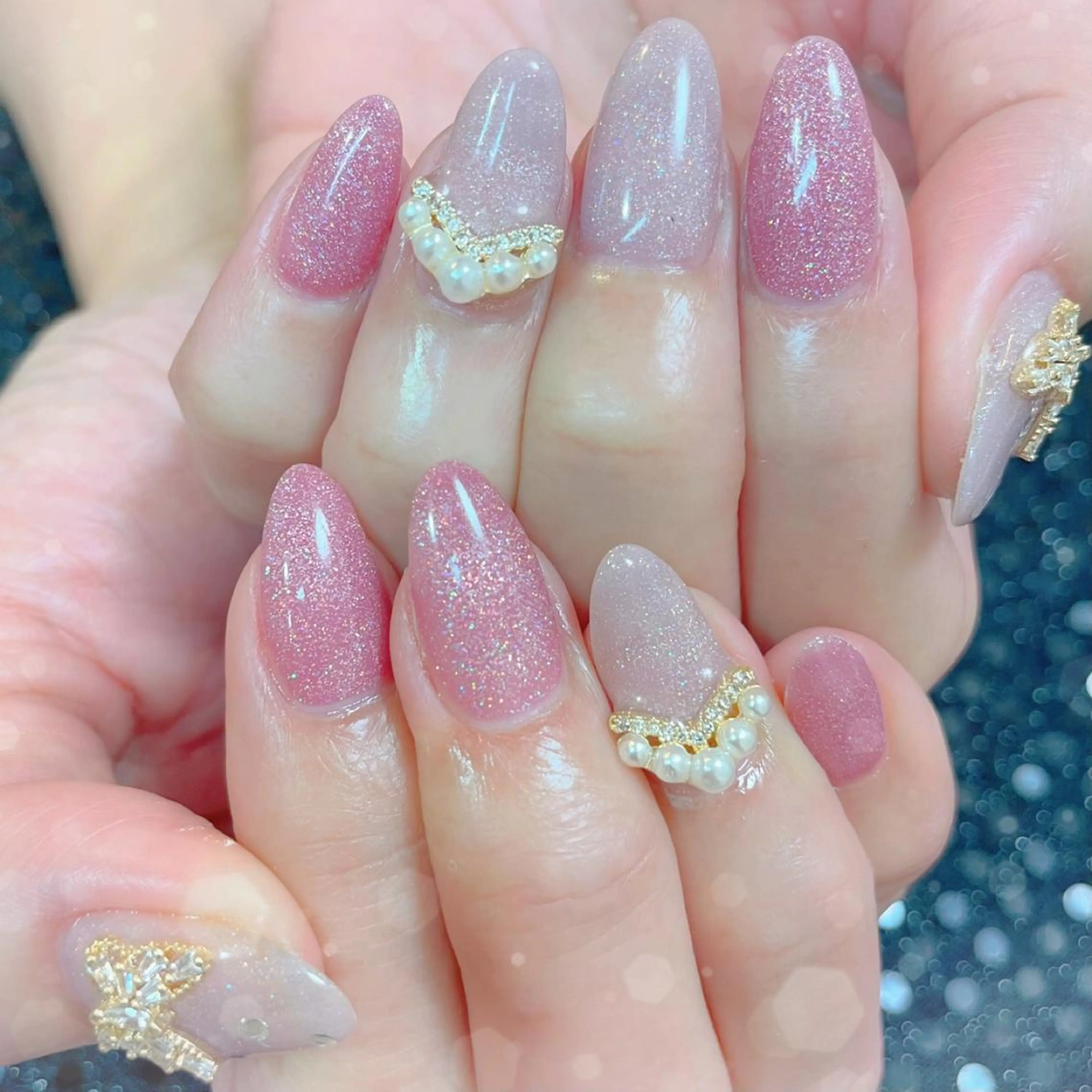 ネイル ハンドネイル ハンドケア MoON...❤︎ MeGuのネイルデザイン