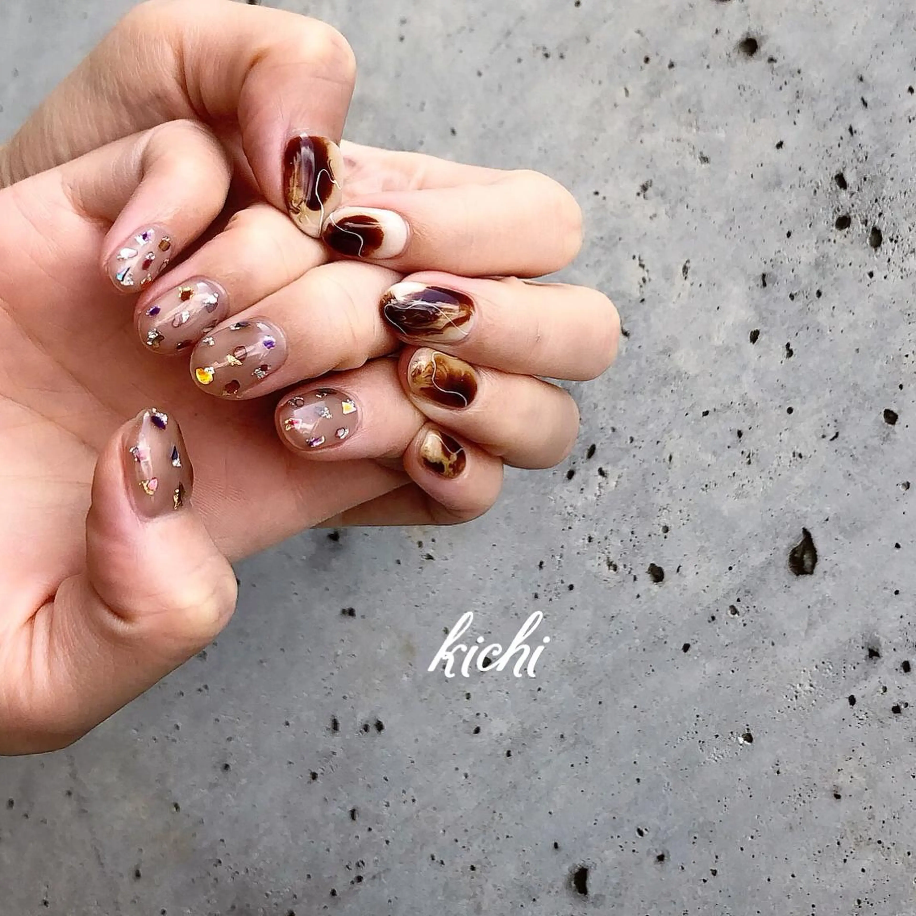 ネイル kichi･:* みじゅのネイルデザイン
