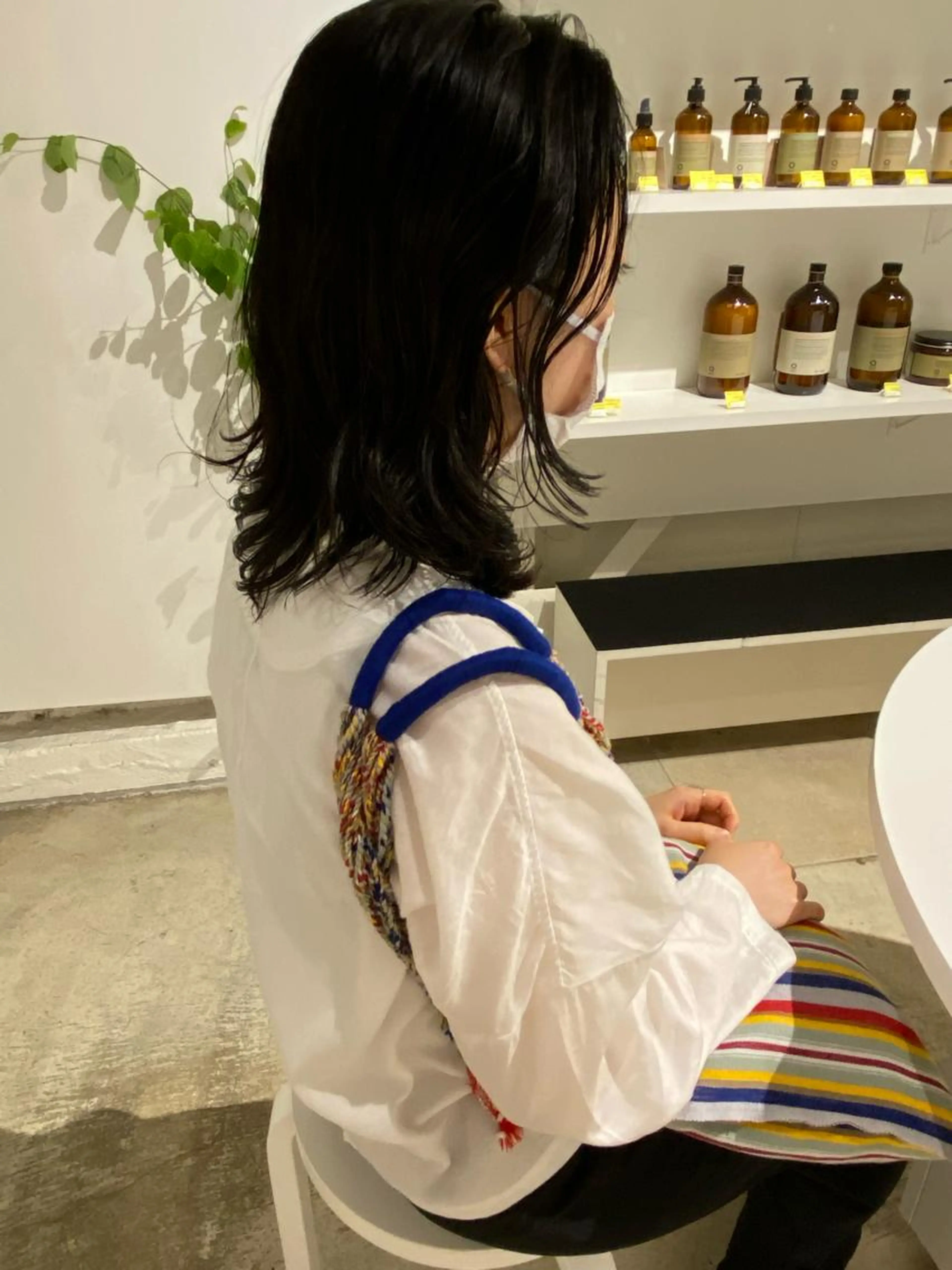 根元リタッチカラー🩵※＋ロングヘア1000円　　　　　　※ブリーチリタッチではありません。の写真