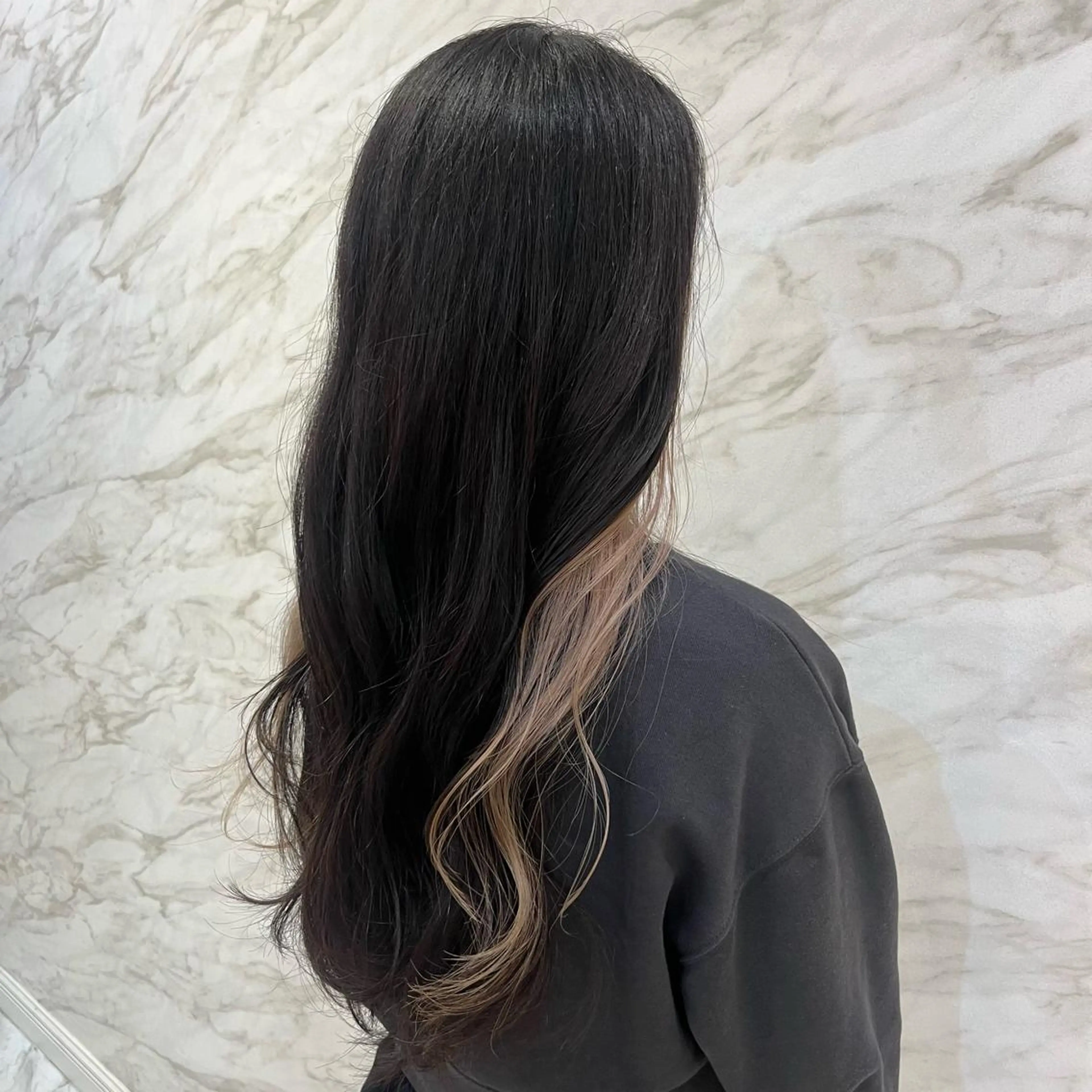 ロング 韓国🎀レイヤー/艶 髪/縮毛矯正/ユリナのヘアスタイル