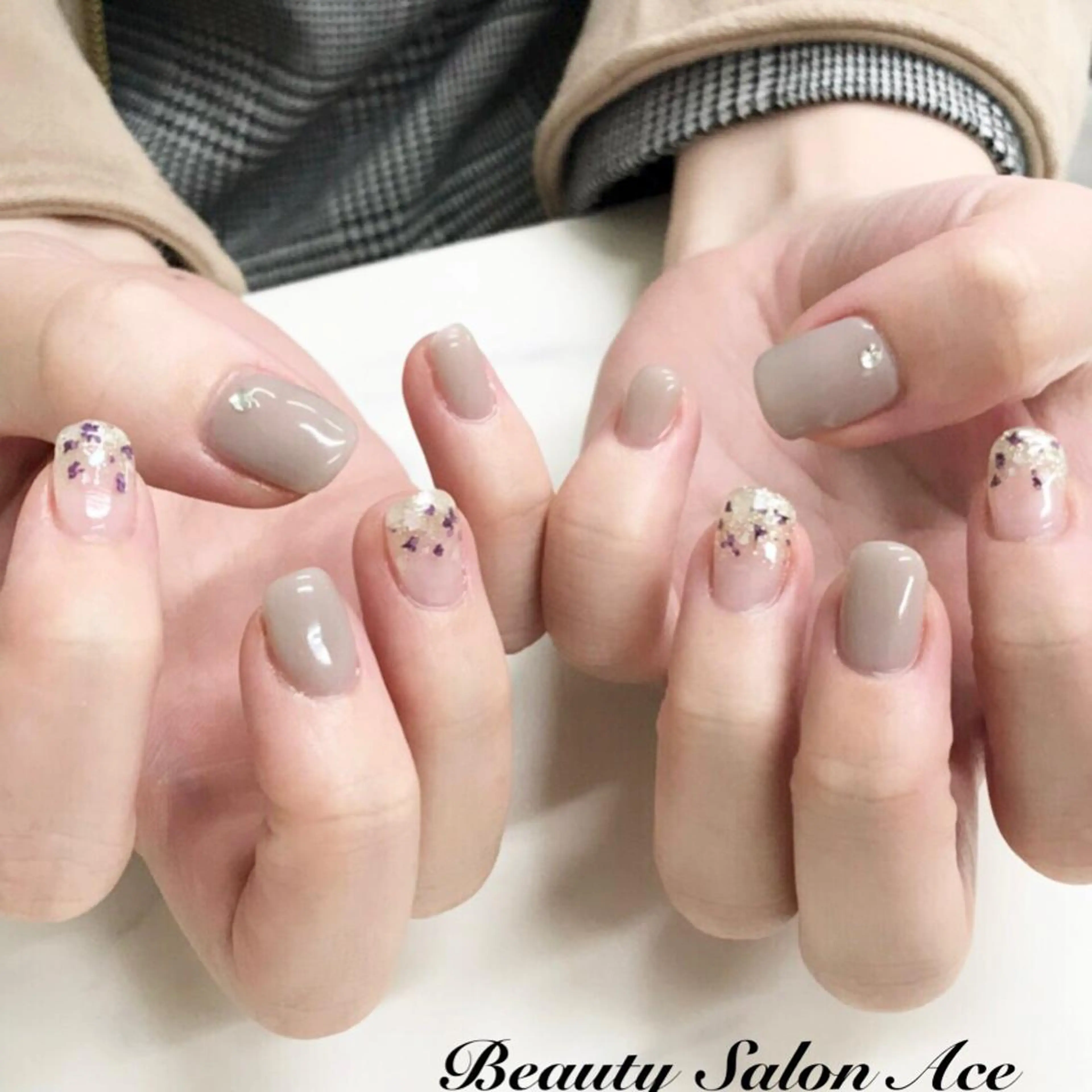 ネイル メンズネイル ハンドネイル ハンドケア Beauty Salon Ace（ネイルサロン　エース）所属・池袋フィルイン Ace♡長さだしのネイルデザイン