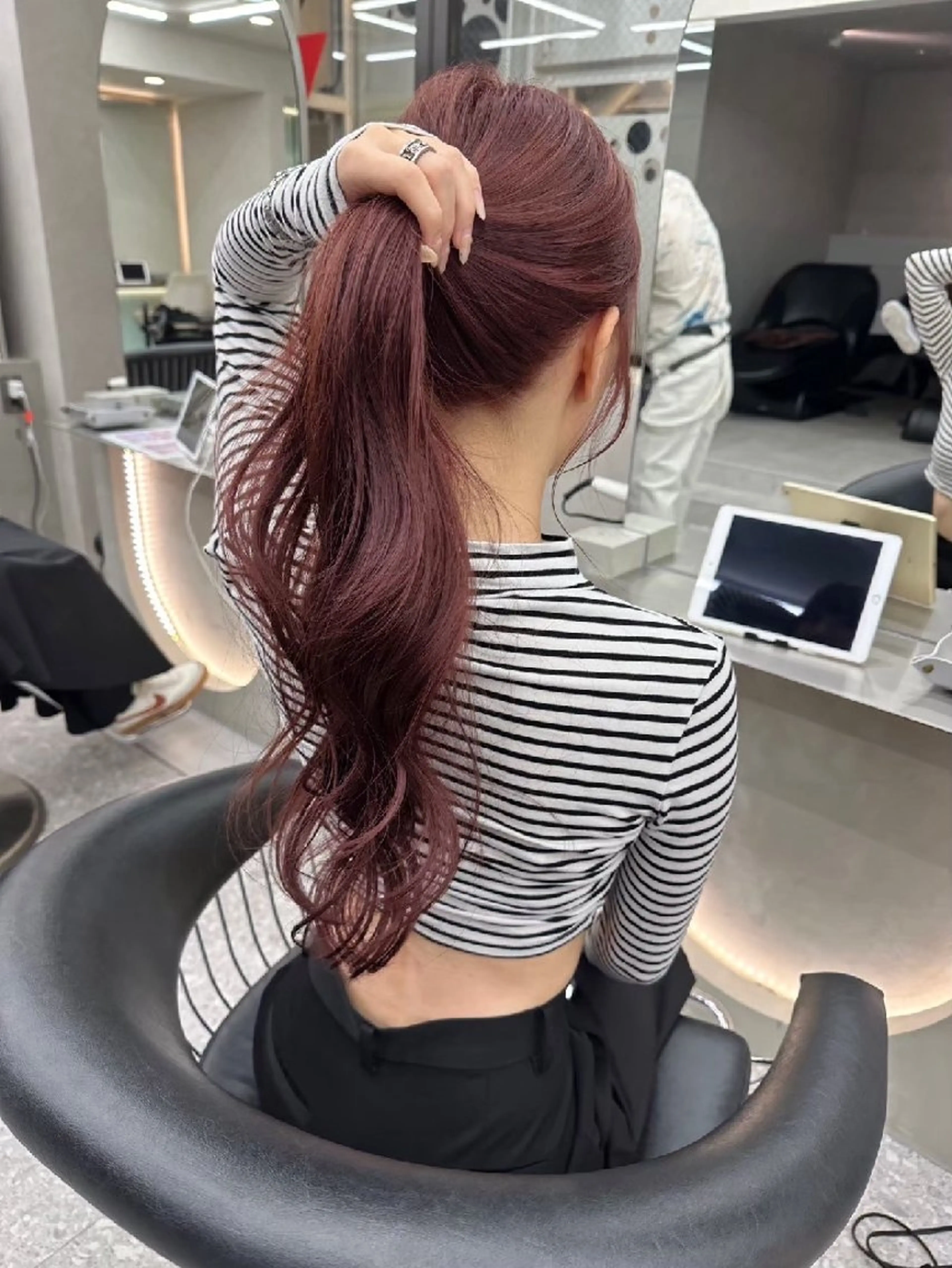 カラー ✨韓国レイヤー/ハッ シュ/✨山下　遥のヘアスタイル