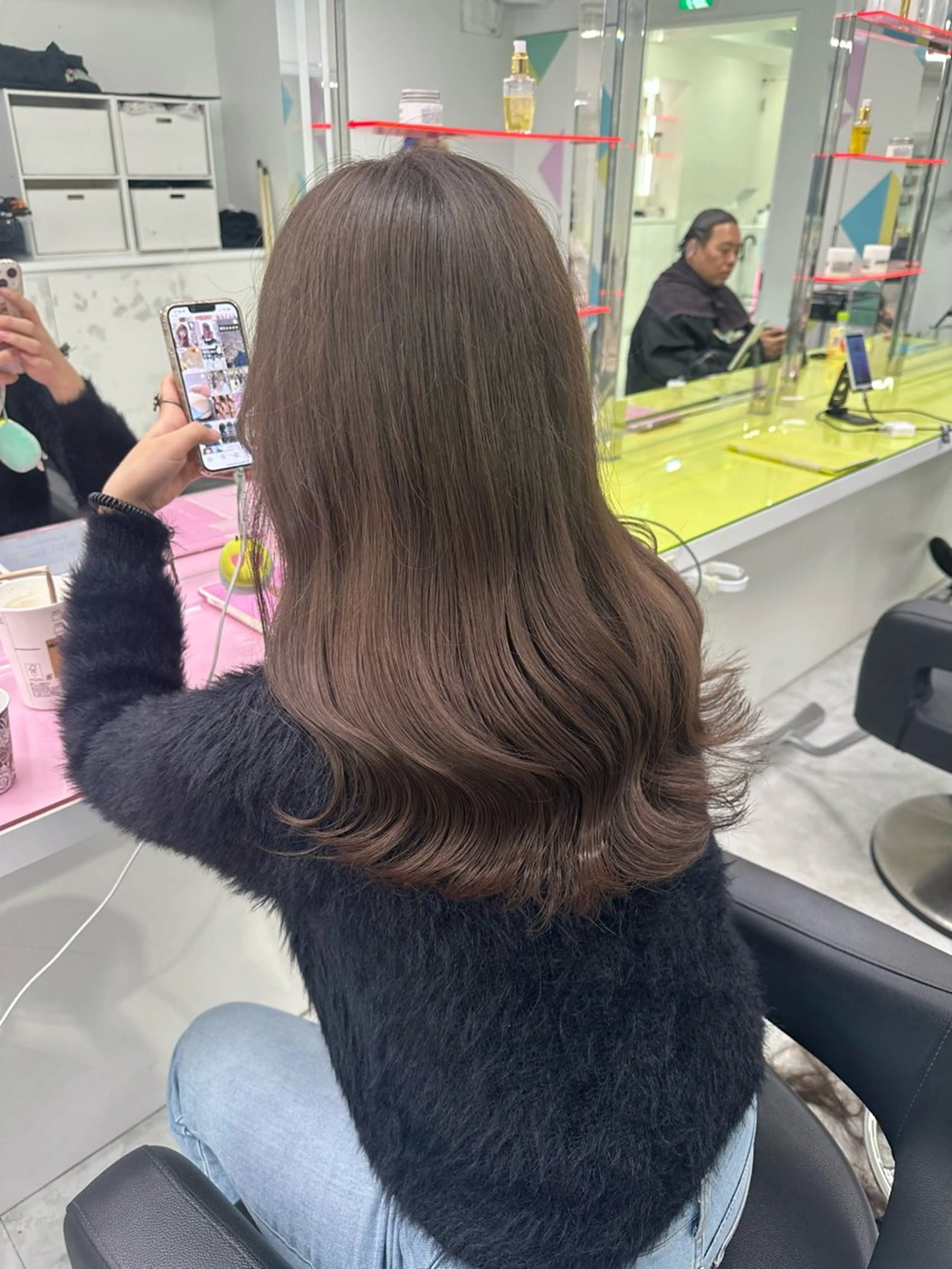 セミロング カラー ヘアアレンジ メンズ ヘアカラー トリートメント ヘッドスパ ヘアセット 🌈トレンドヘア 🌈WATARU🌈のヘアスタイル