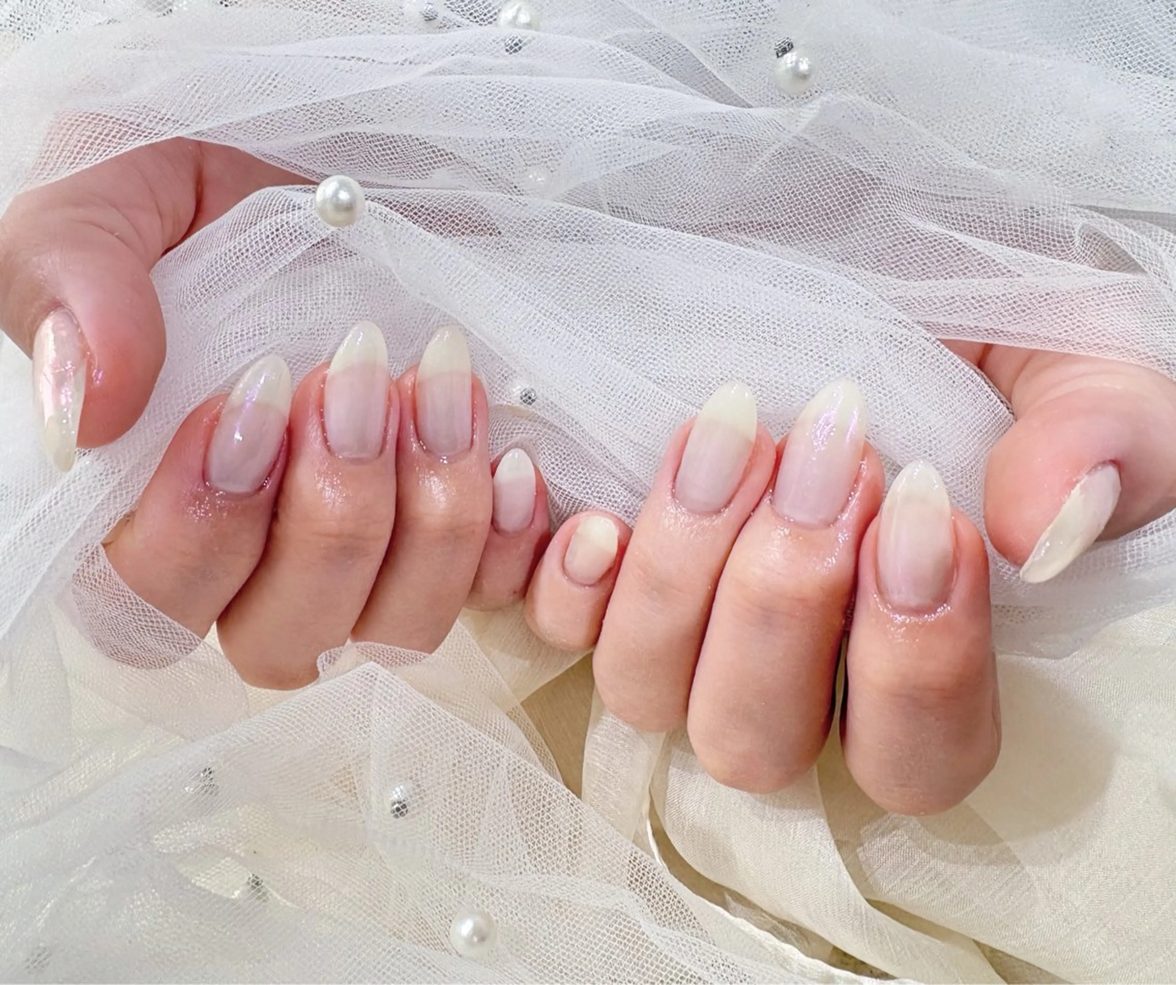 ネイル オーロラネイル Nail R🌷 AKARI恵比寿のネイルデザイン